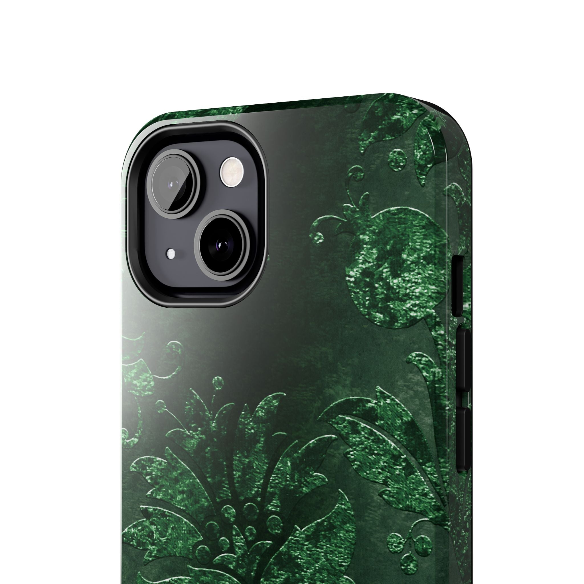 embossed-emerald-velvet-tough-iphone-case-protective-iphone-cover-heavy-duty-iphone-case-rugged-phone-case-durable-smartphone