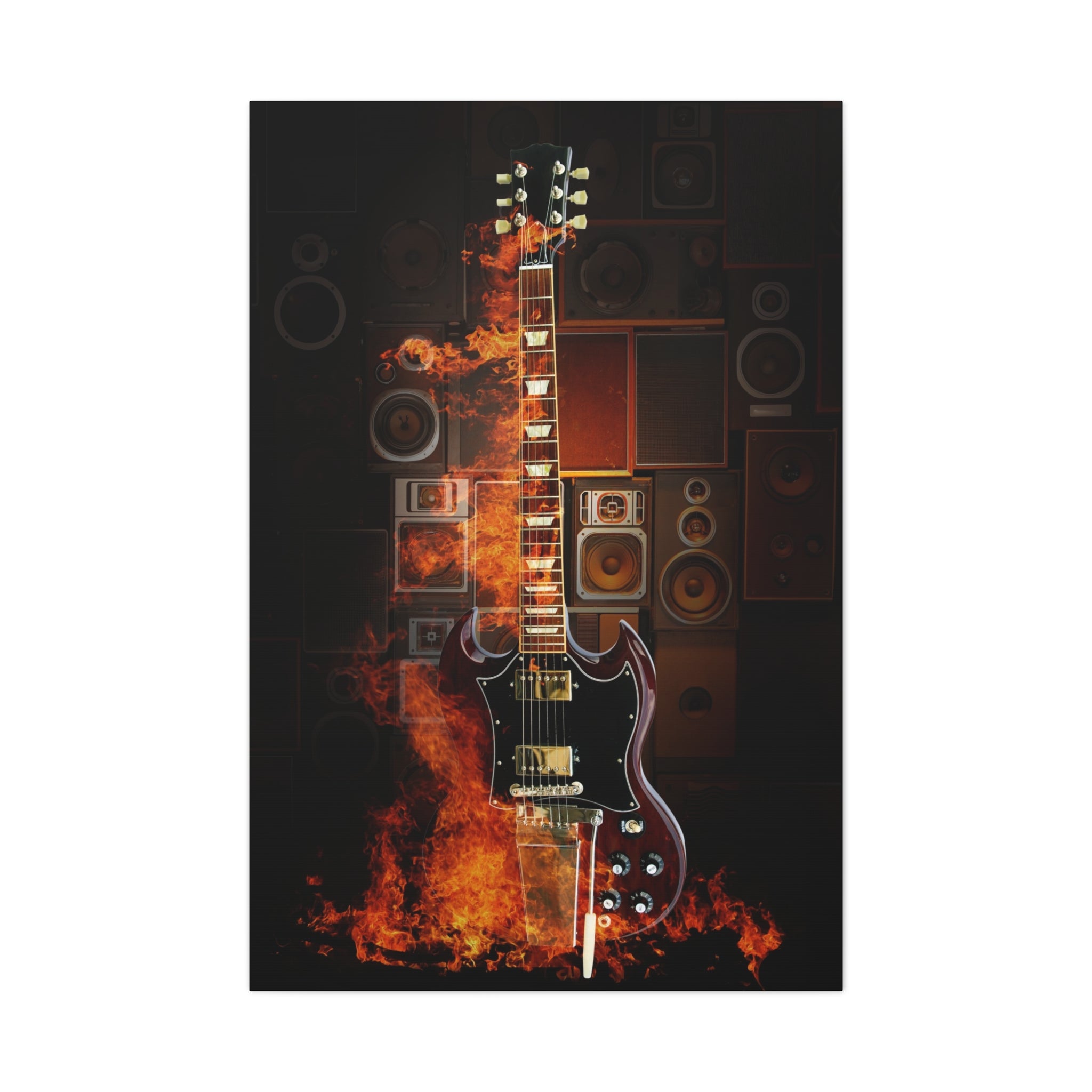 canvas-print-rock-n-roll-guitar-in-fire-home-wall-decor-music-art-gift-matte-stretched-wall-art-musicians-gift-guitarist-deco
