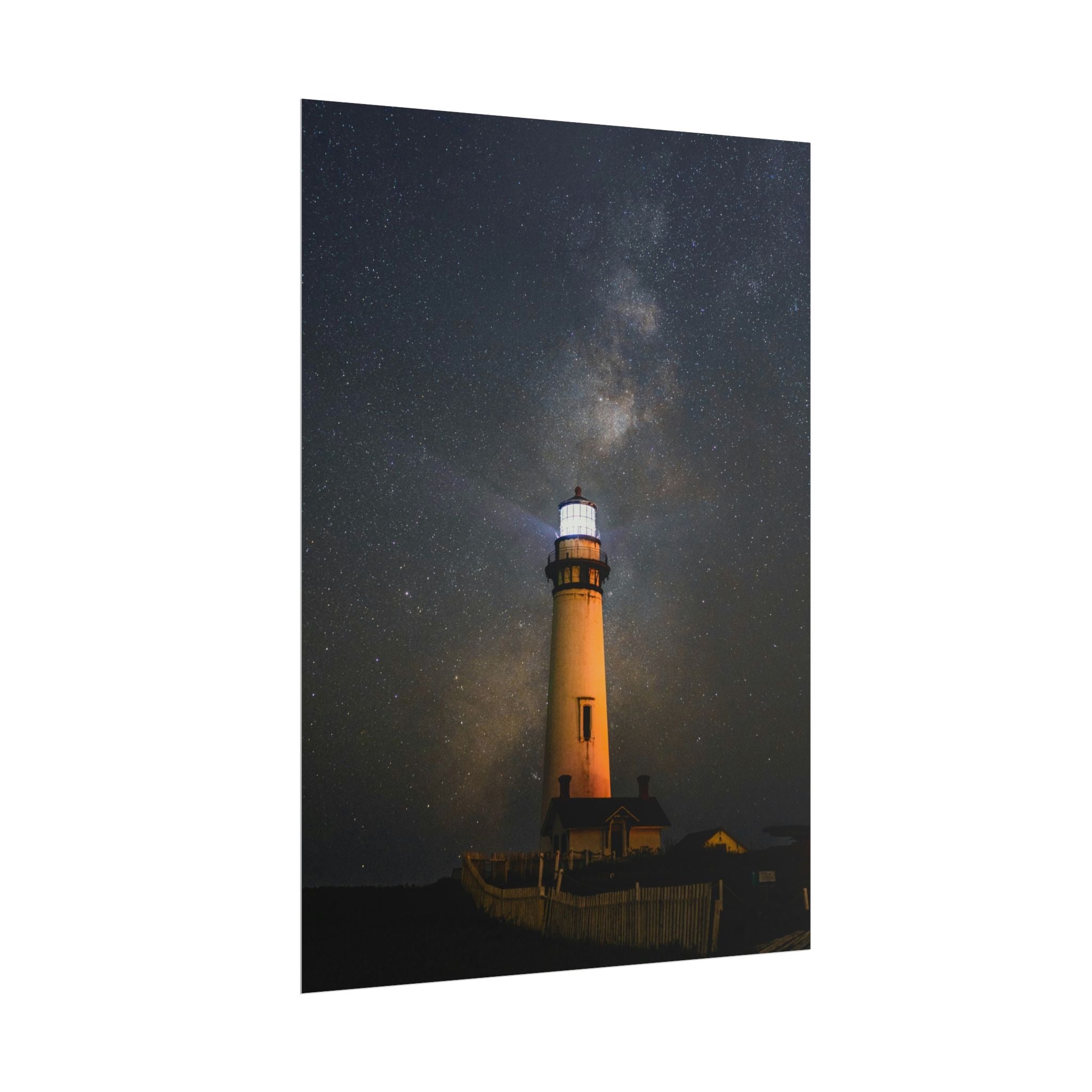 lighthouse-on-rock-poster-print-coastal-wall-art-nautical-decor-beach-house-decoration-seaside-wall