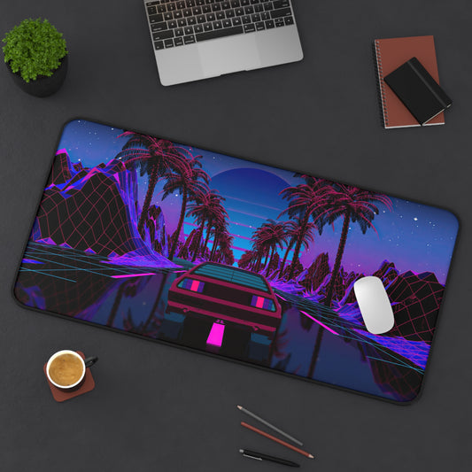 Vaporwave Synthwave Retrowave Mouse Pad & Desk Mat