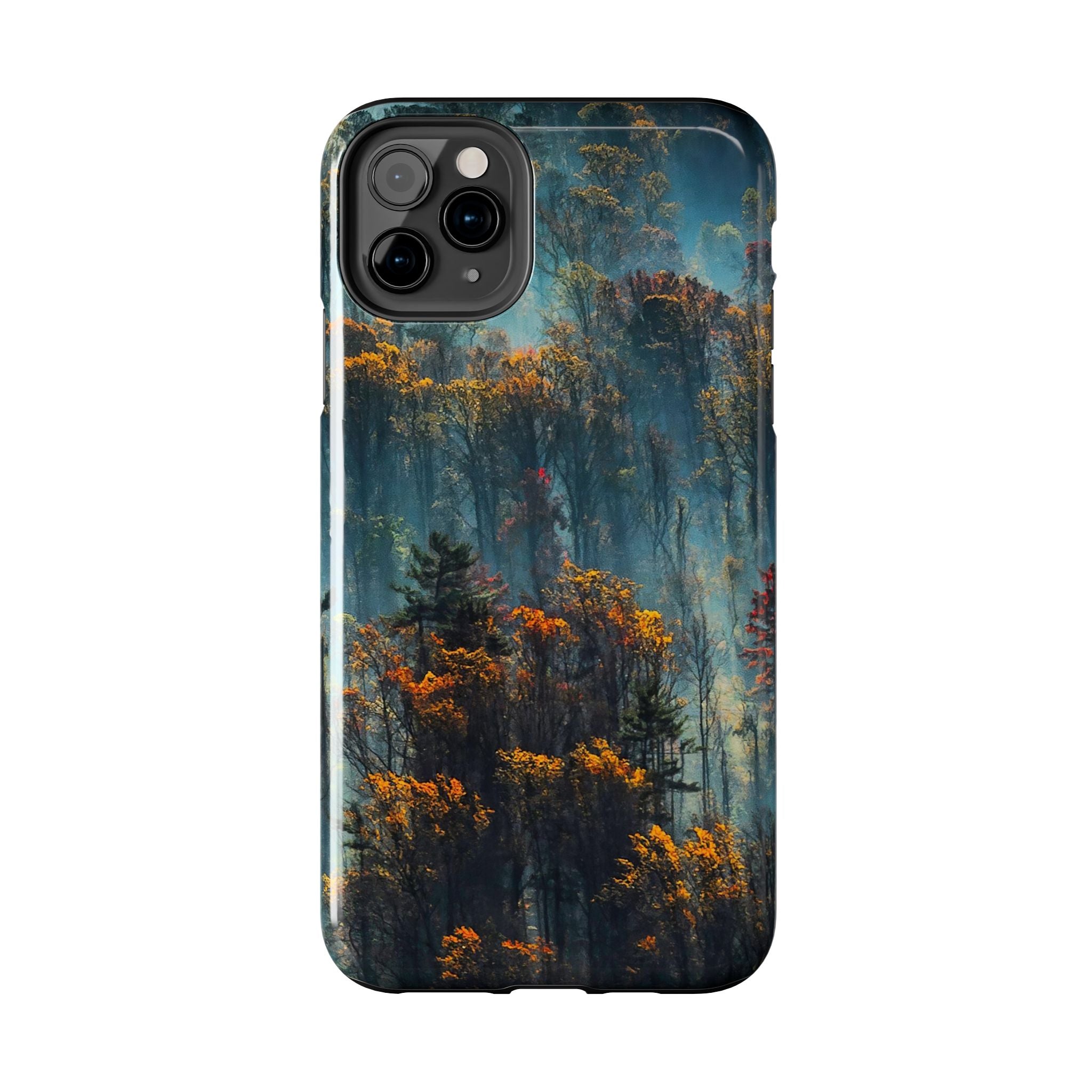 iphone-tough-case-misty-forrest-foggy-fall-iphone-covers-protective-smartphone-cover-nature-lover-gift-adventure-accessory