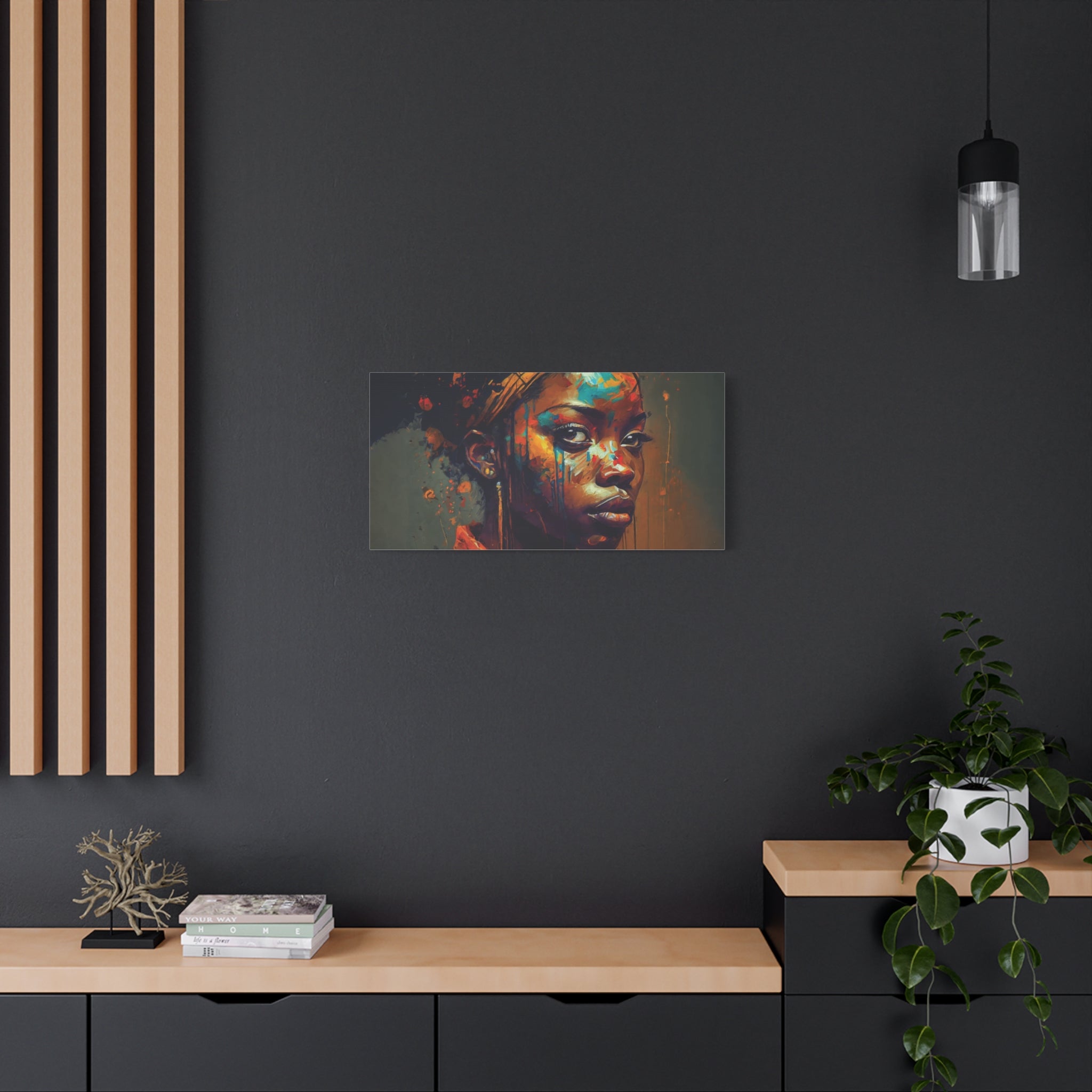 canvas-wall-art-african-women-art-matte-canvas-print-stretched-african-decor-african-wall-artwork-tribal-wall-decor-afrocentr