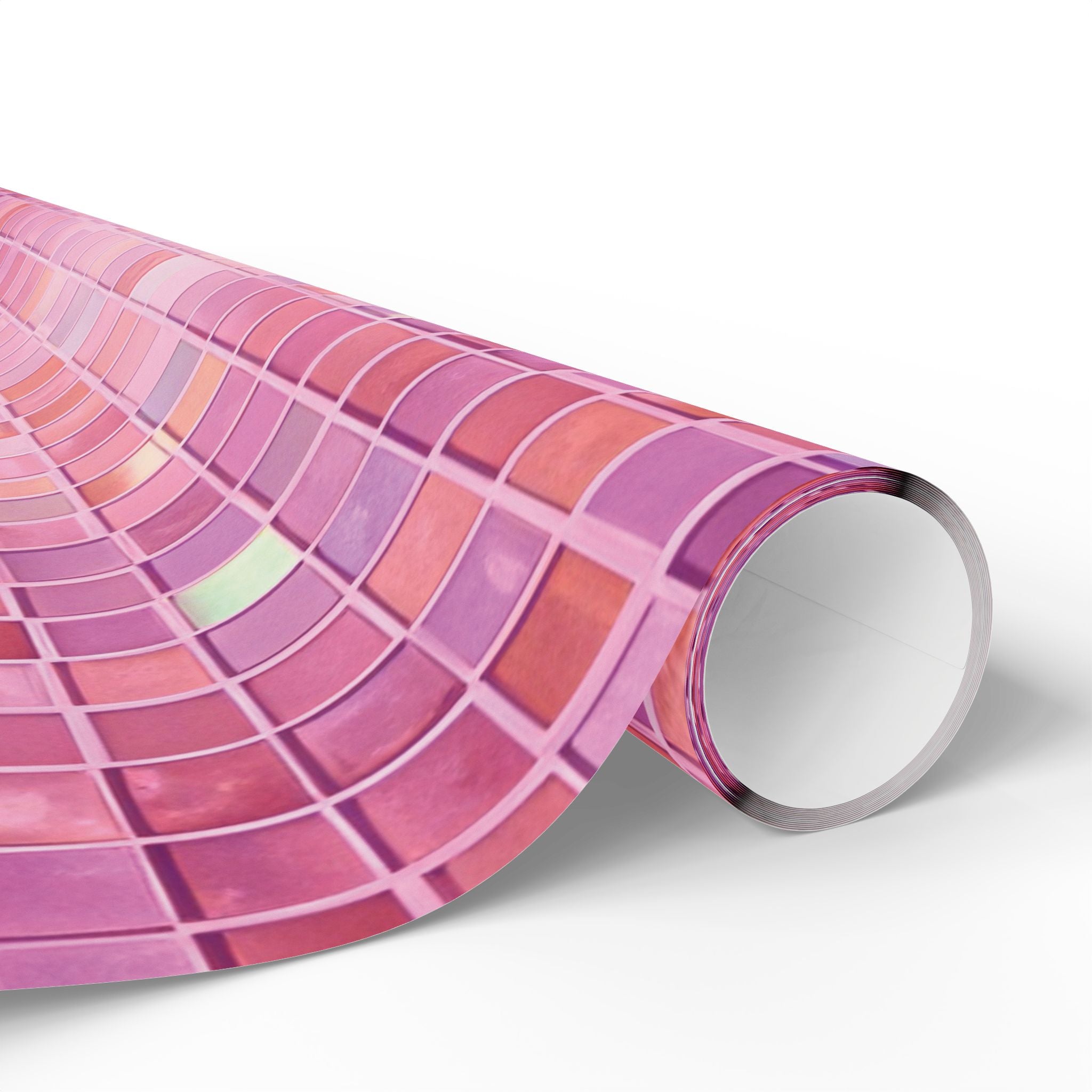 pastel-mosaic-wrapping-paper-pink-hologram-elegant-gift-wrap-for-special-occasions-birthdays-holidays-gift-wrap-wrapping-shee