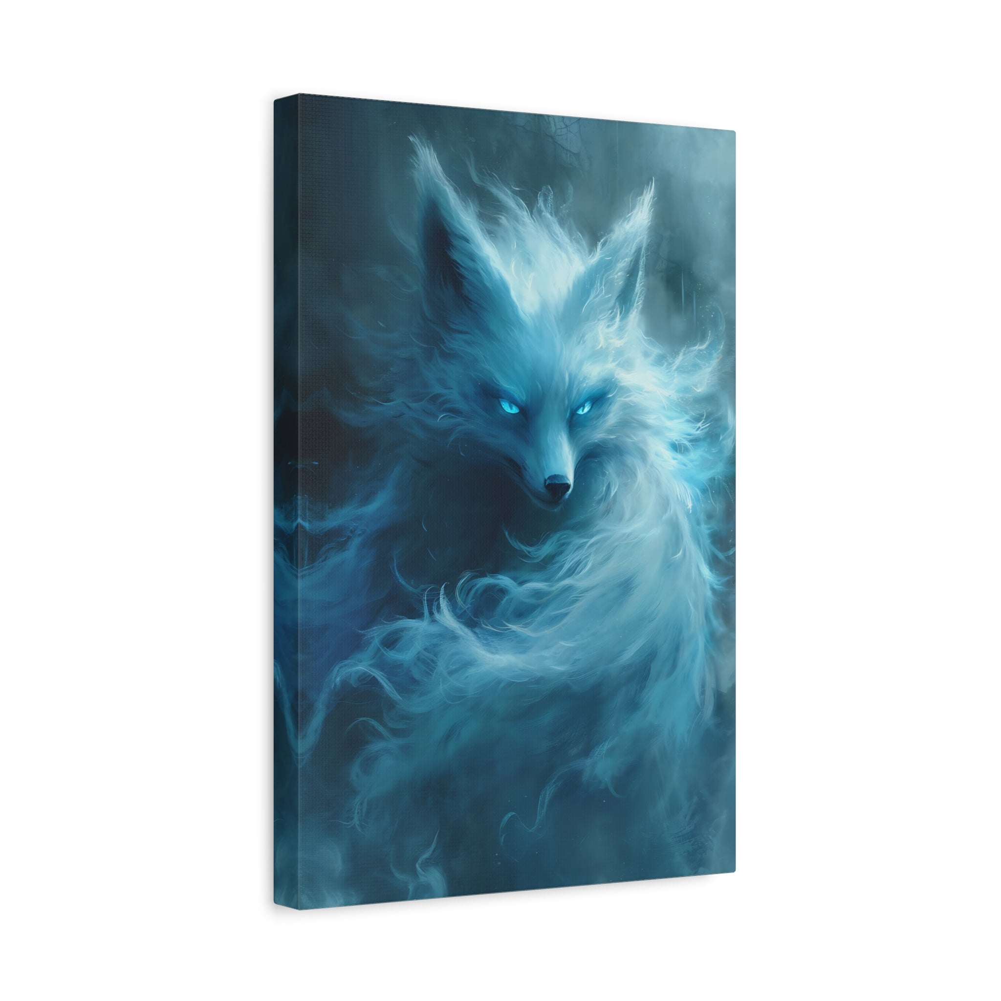 canvas-wall-art-white-snow-fox-fantasy-decor-wildlife-wall-art-home-decor-animal-lover-gift-nature-print-canvas-print-gift