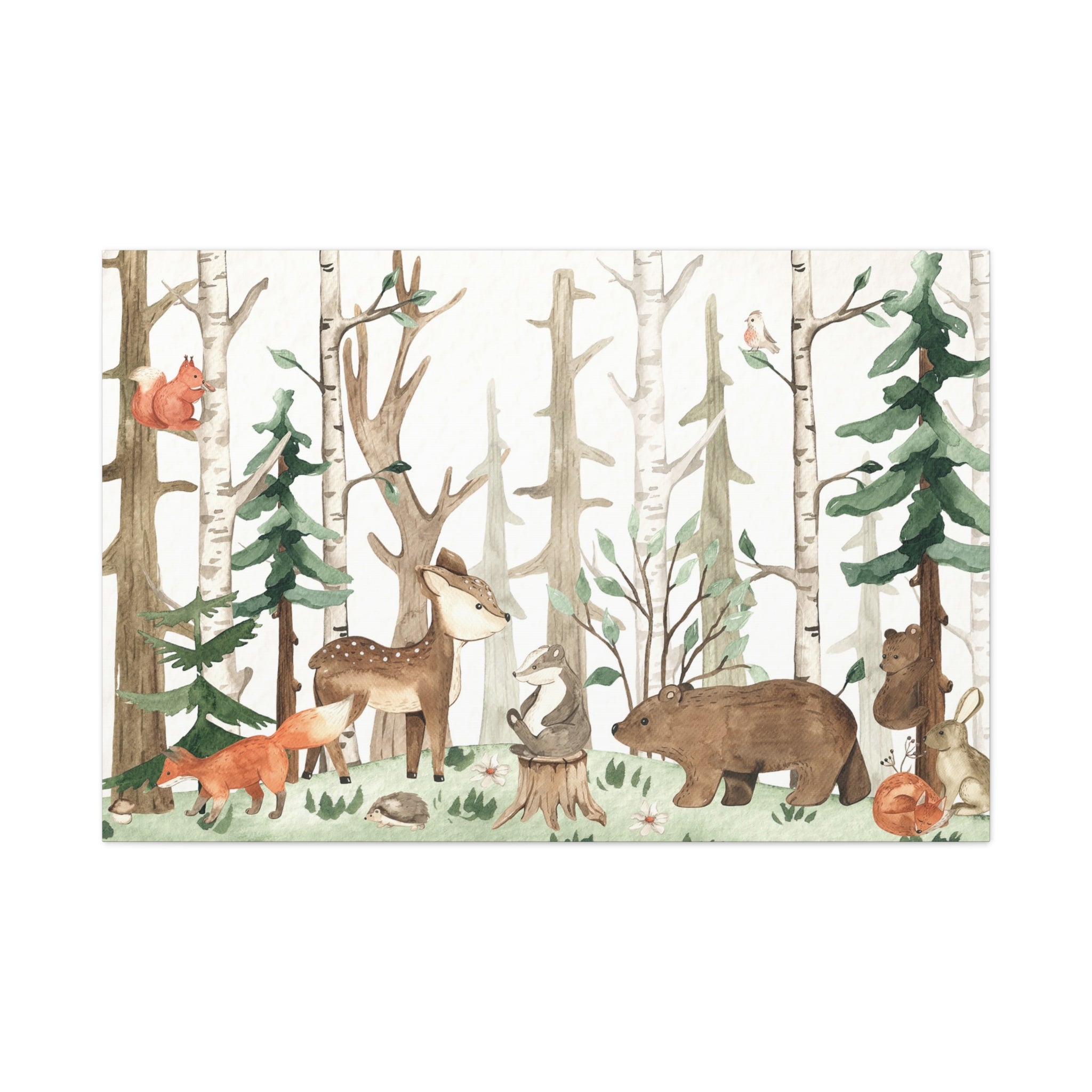 canvas-wall-art-jungle-safari-nursery-decor-safari-print-nursery-art-woodland-nursery-decoration-baby-nursery-safari-prints-1