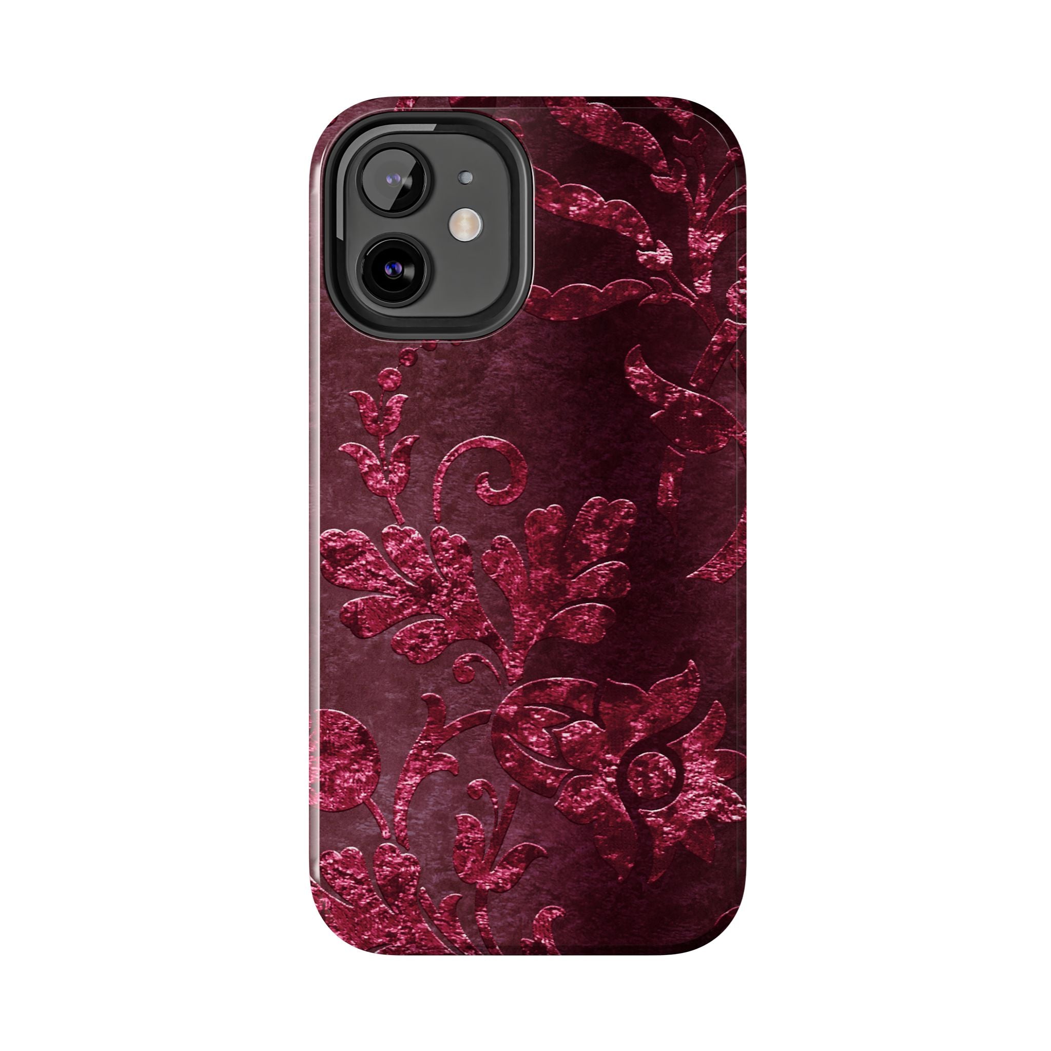 embossed-burgundy-velvet-tough-iphone-case-protective-iphone-cover-heavy-duty-iphone-case-rugged-phone-case-durable-smartphon
