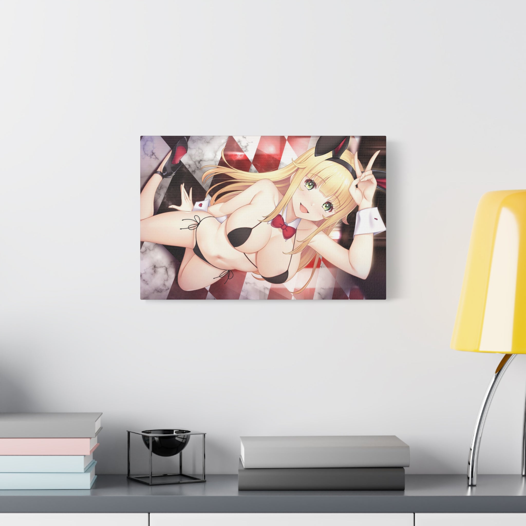 beautiful-sexy-anime-girl-canvas-print-bunny-girl-canvas-wall-art-anime-lover-home-decor-anime-girl-poster-canvas-wall-art