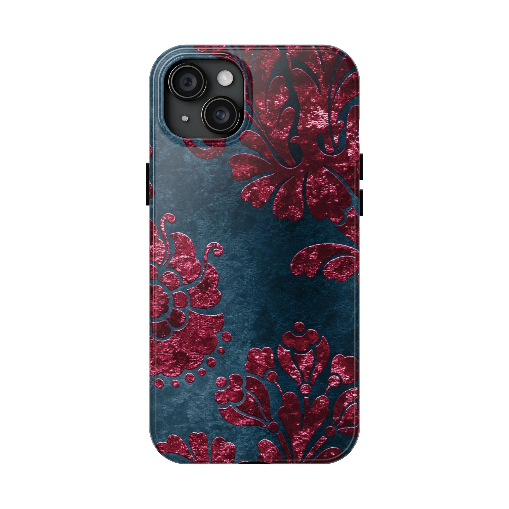 embossed-burgundy-velvet-tough-iphone-case-protective-iphone-cover-heavy-duty-iphone-case-rugged-phone-case-durable-smartphon