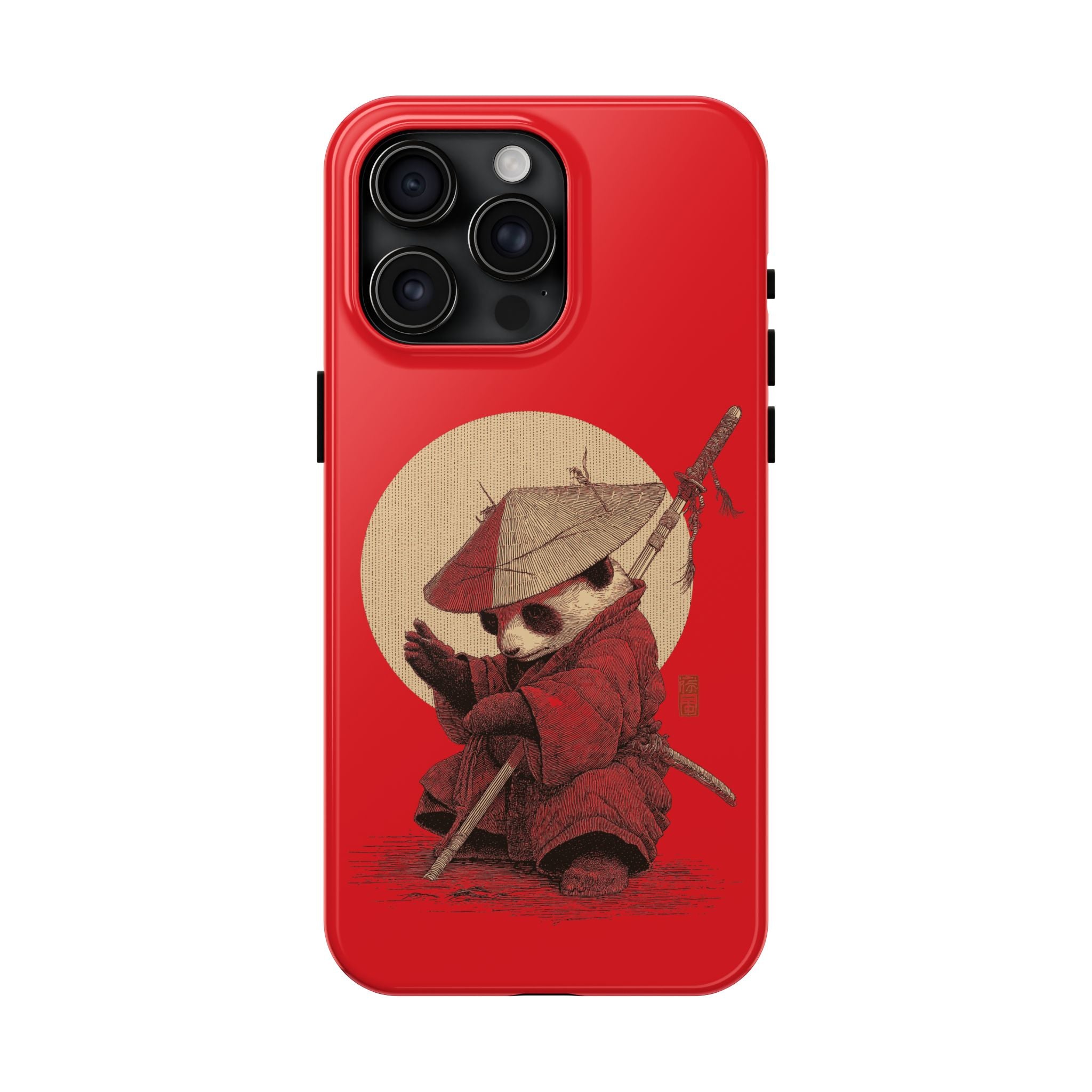 japanese-samurai-panda-iphone-tough-case-kawaii-animal-phone-cover-protective-phone-cover-japandi-art-iphone-case