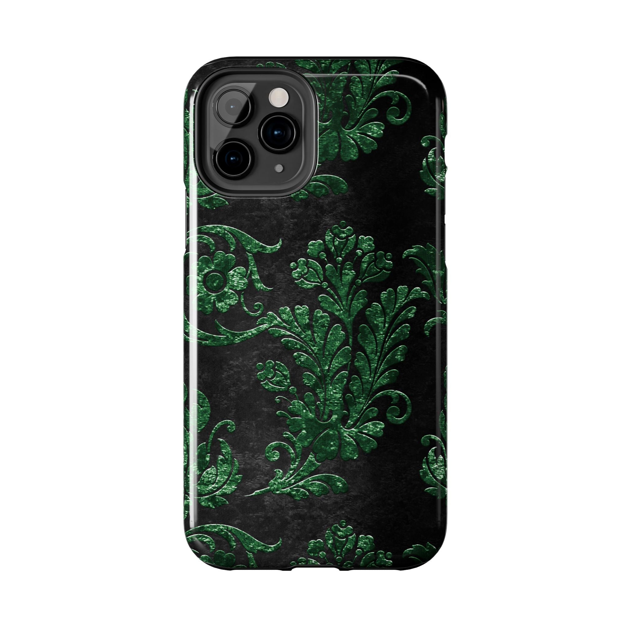 embossed-emerald-velvet-tough-iphone-case-protective-iphone-cover-heavy-duty-iphone-case-rugged-phone-case-durable-smartphone