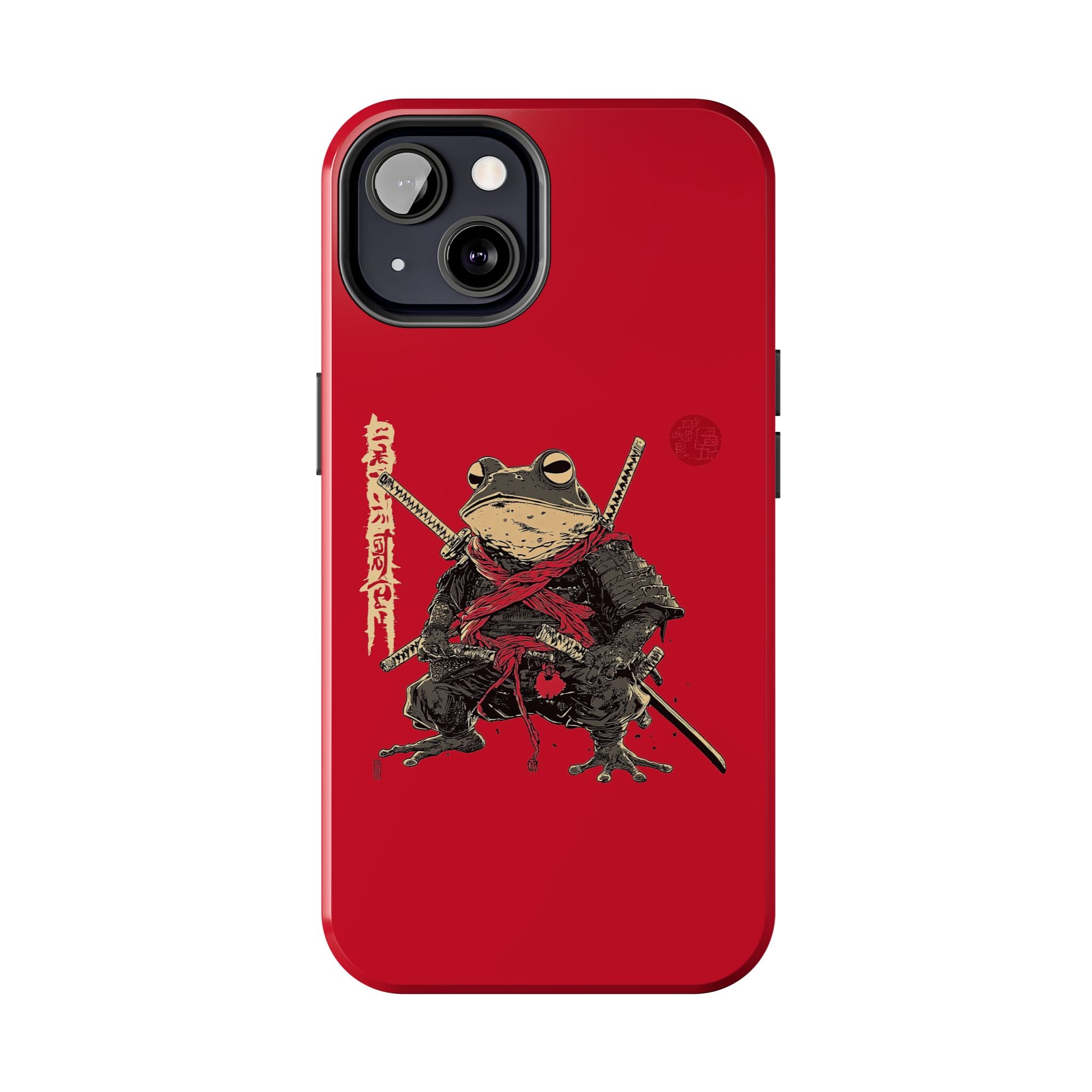 retro-vintage-ninja-frog-iphone-tough-case-red-sun-japanese-samurai-frog-design-stylish-tough-protector-red-iphone-case