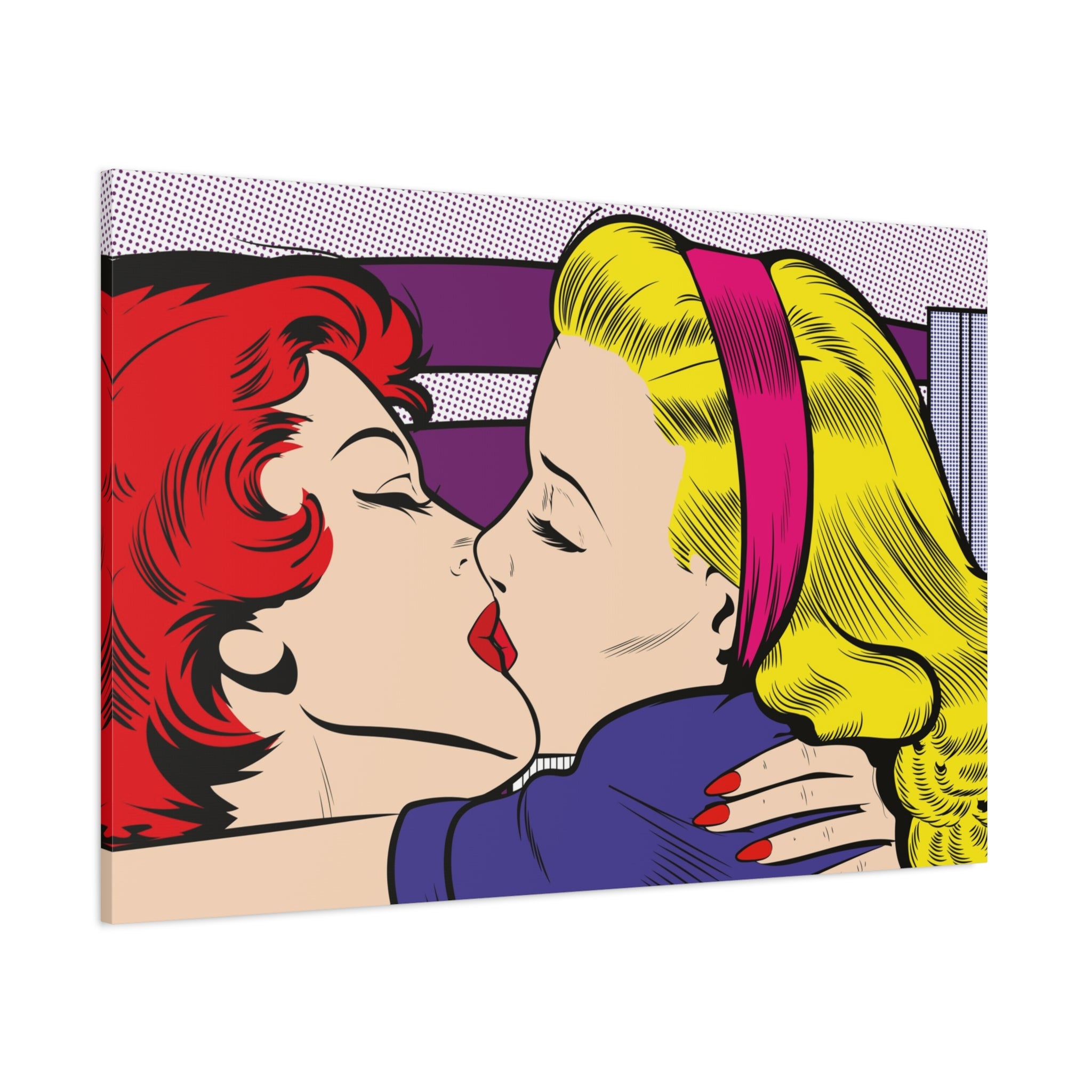canvas-print-pop-art-lesbian-kiss-home-decor-wall-art-lgbt-pride-gift-matte-stretched-wall-art-unique-artwork