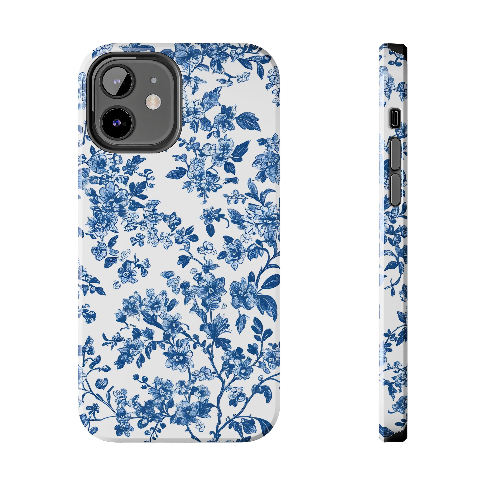 french-toile-floral-tough-iphone-case-blue-iphone-cover-protective-iphone-case-hard-shell-iphone-case-vintage-design-phone-ca