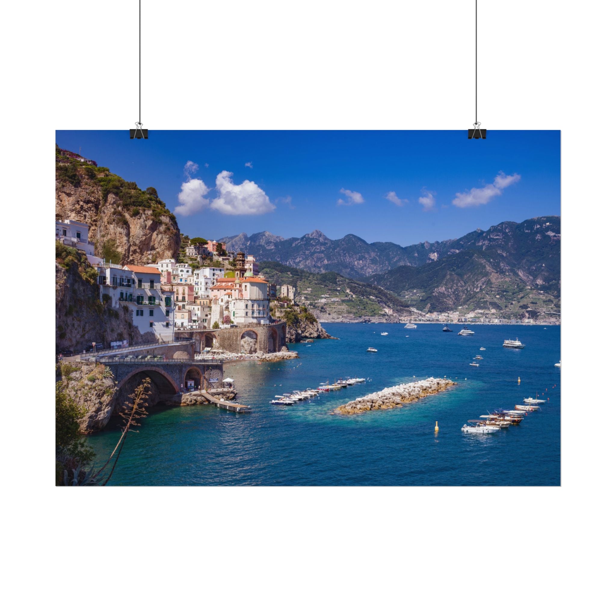 italy-amalfi-coast-poster-print-coastal-wall-decor-coastal-wall-art-coastal-wall-hanging-beach-wall-art