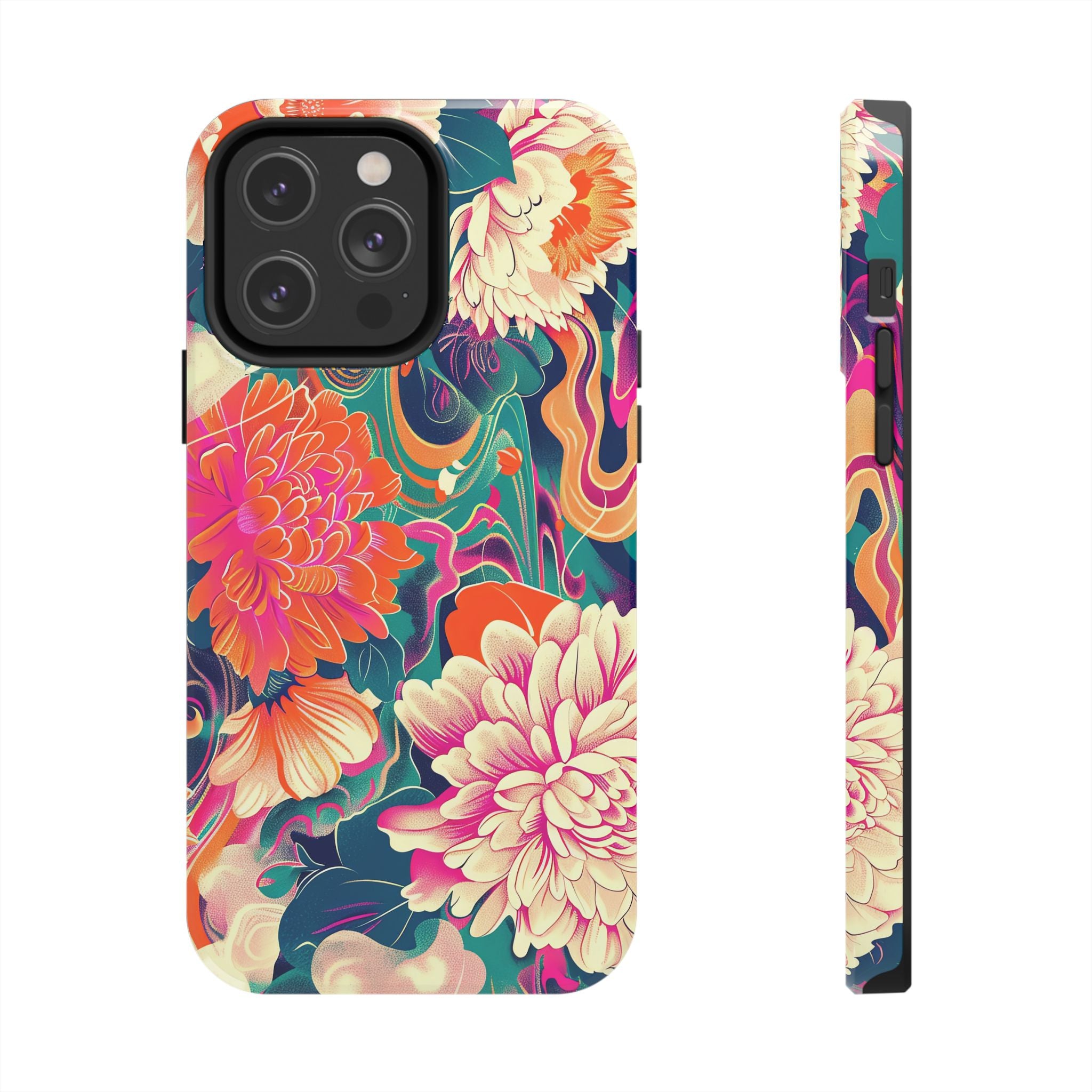 iphone-tough-case-retro-japanese-flowers-floral-phone-cover-vintage-japanese-style-protective-phone-case-asian-floral-design-