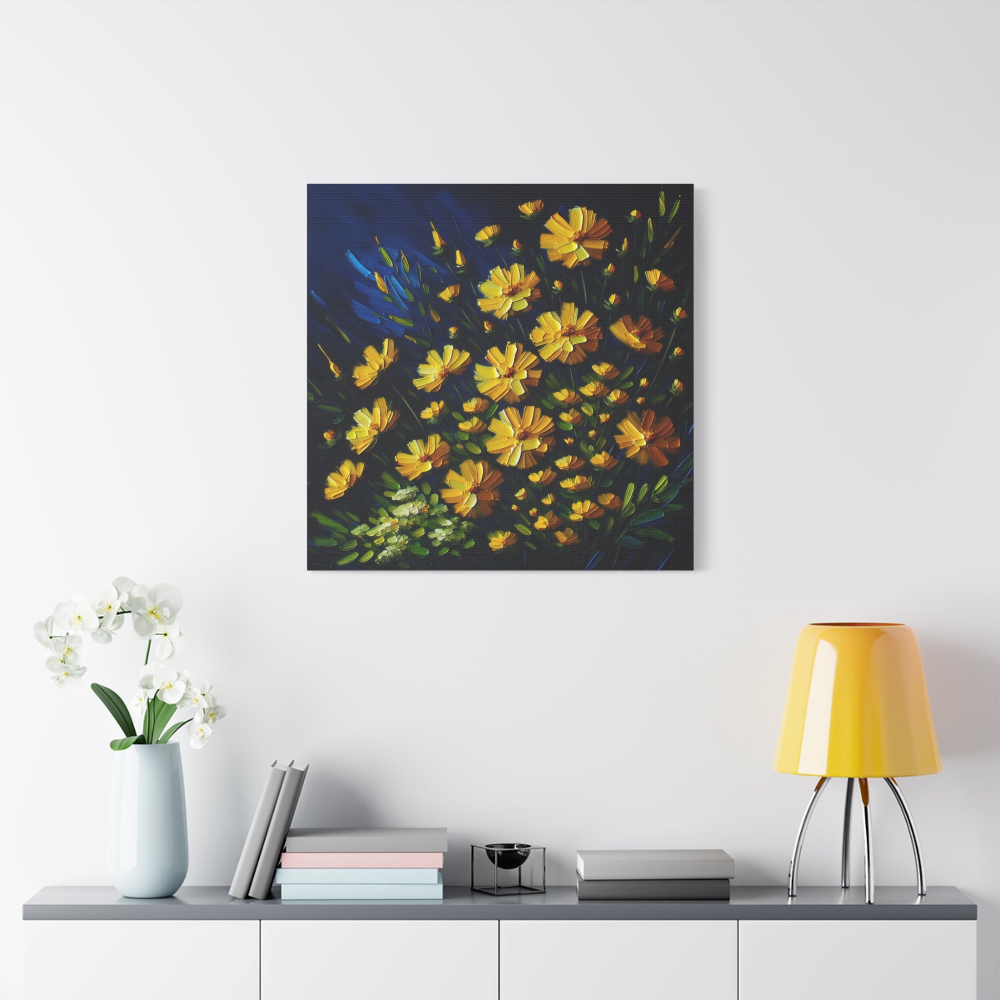 canvas-print-yellow-wildflowers-matte-canvas-impasto-oil-painting-stretched-wall-art-home-decor-floral-print-gift-for-nature-