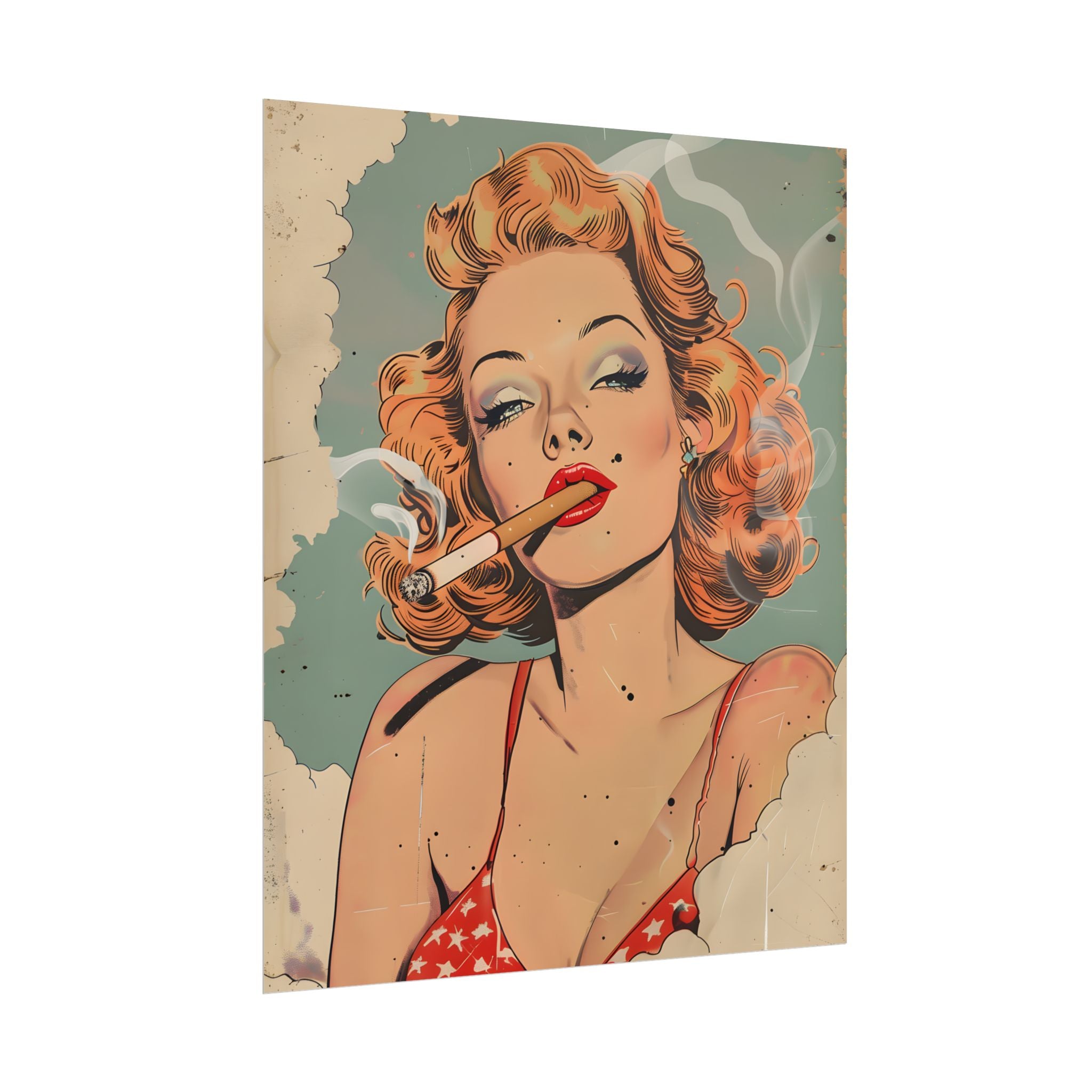 vintage-pin-up-girl-poster-print-girl-smoking-cigarette-wall-art-retro-pinup-poster-pin-up-illustration-home-decor-wall-hangi