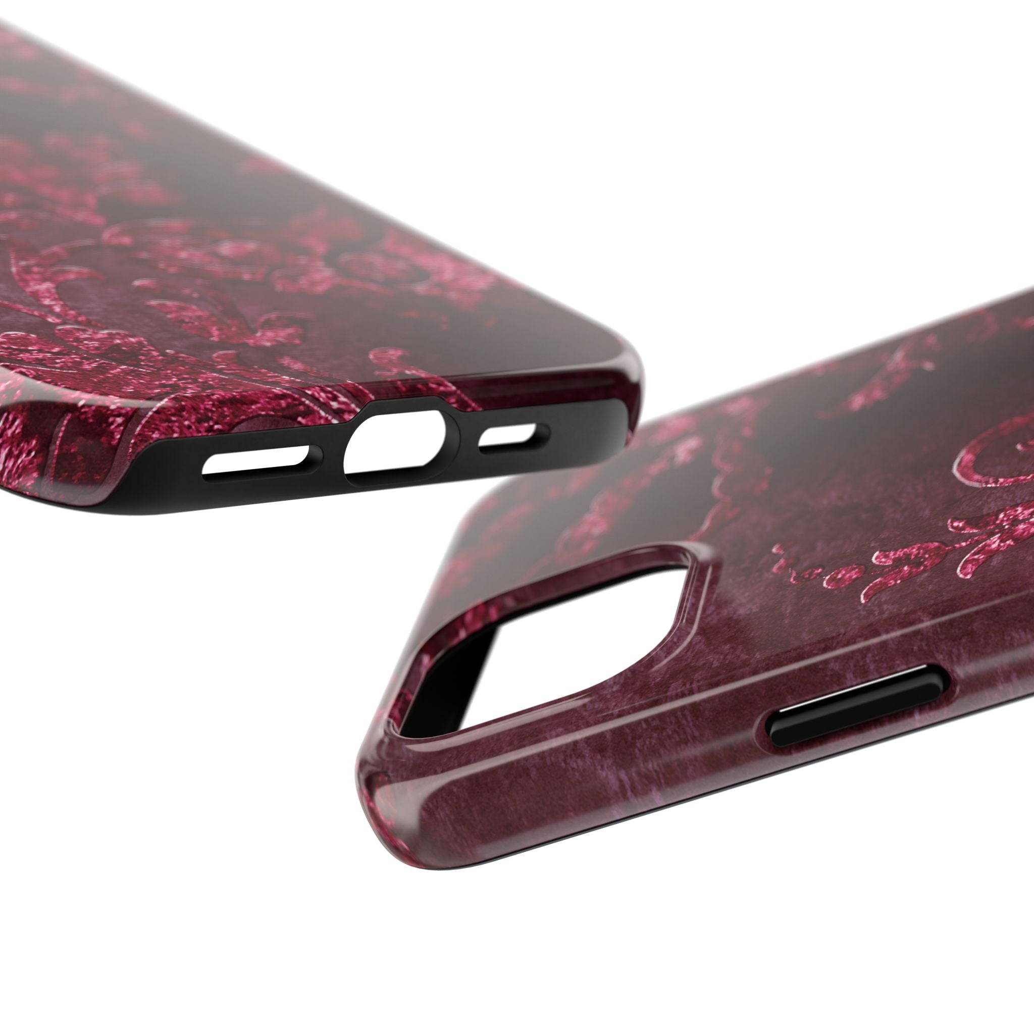 embossed-burgundy-velvet-tough-iphone-case-protective-iphone-cover-heavy-duty-iphone-case-rugged-phone-case-durable-smartphon
