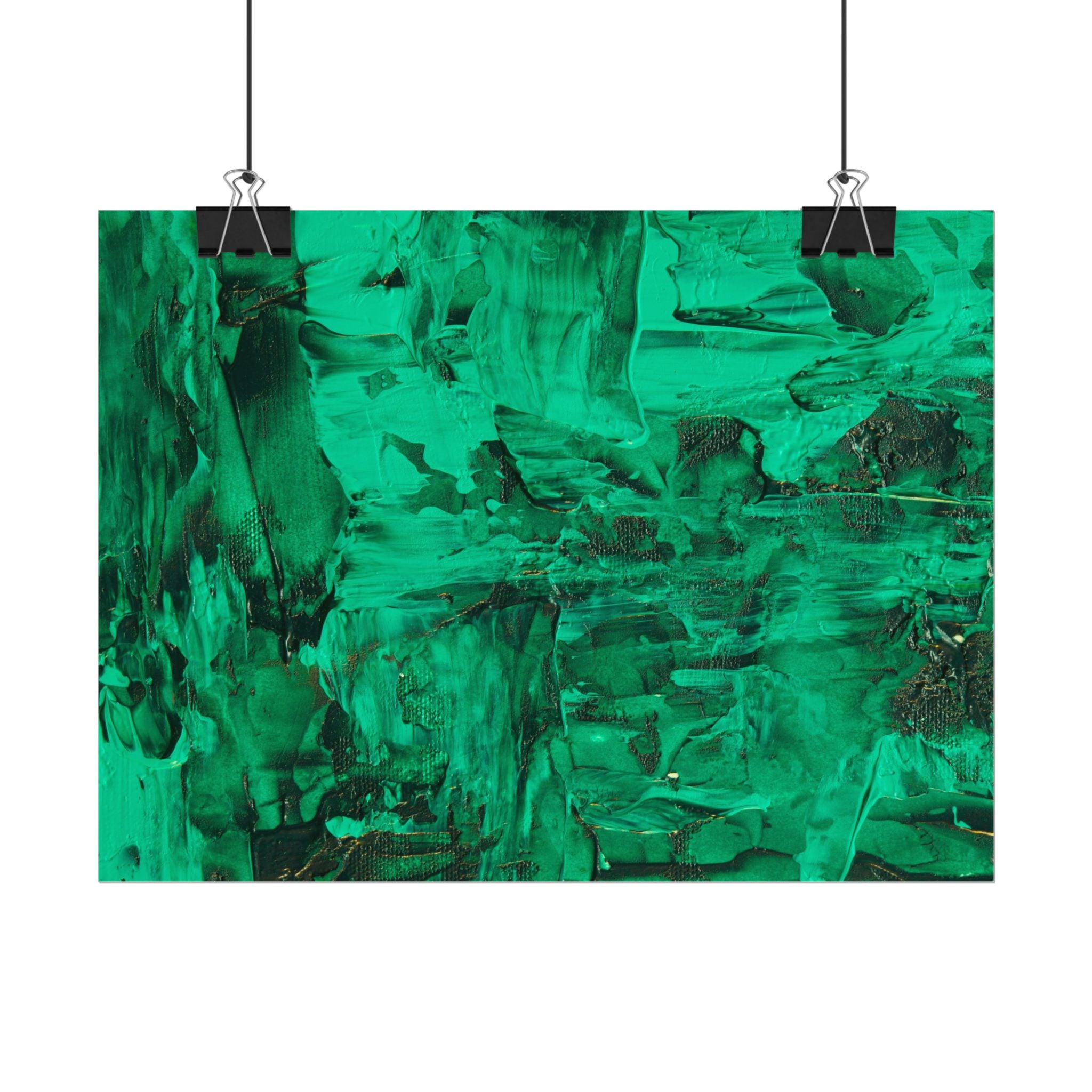 Abstract Green Poster Wall Art, Home Decor, Office Decor, Green Canvas Bedroom, Green Poster Print, Modern Art, Green Wall Decor