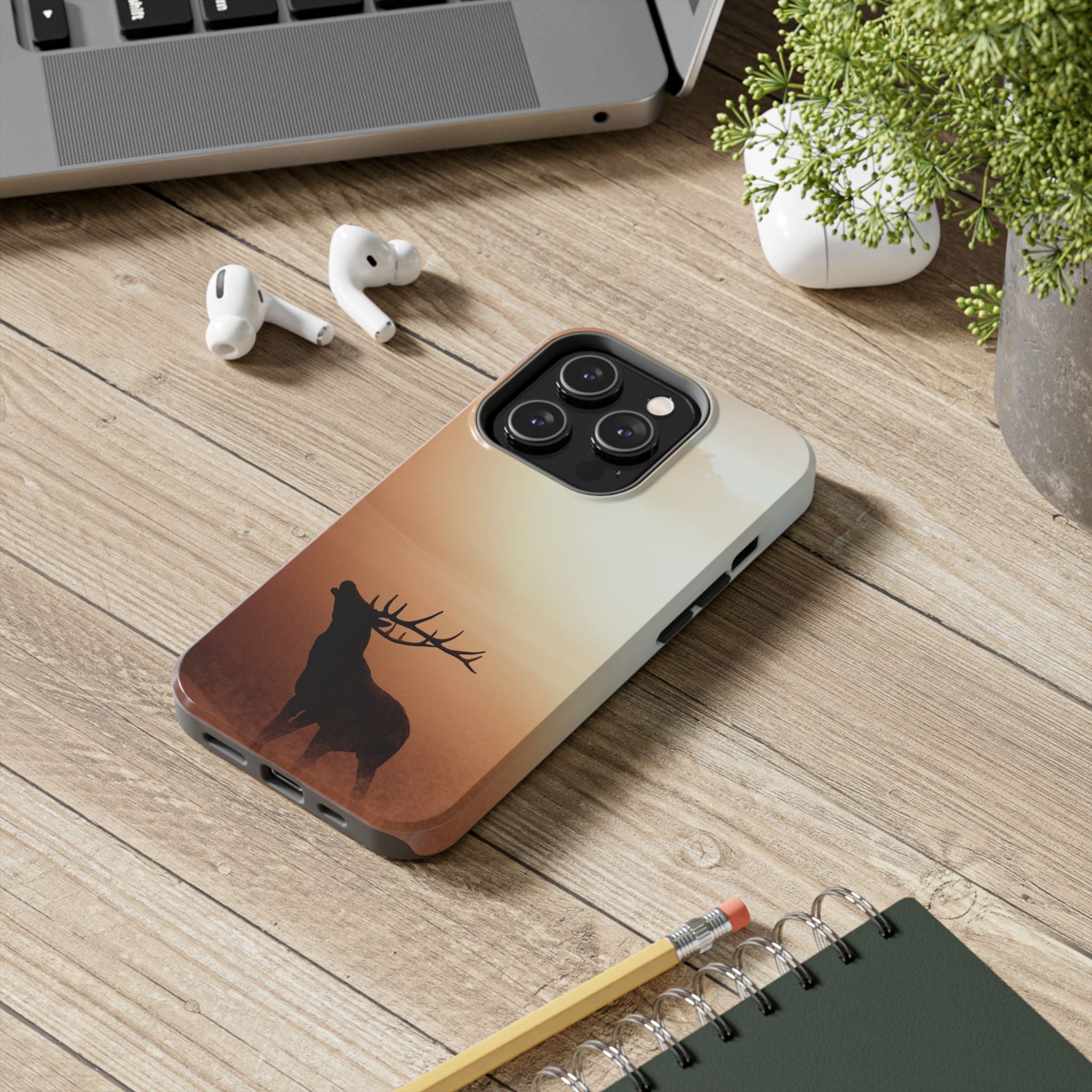 tough-phone-cases-elk-sunset-nature-design-iphone-protective-case-phone-cover-wildlife-lover-gift-outdoor-adventure-accessory