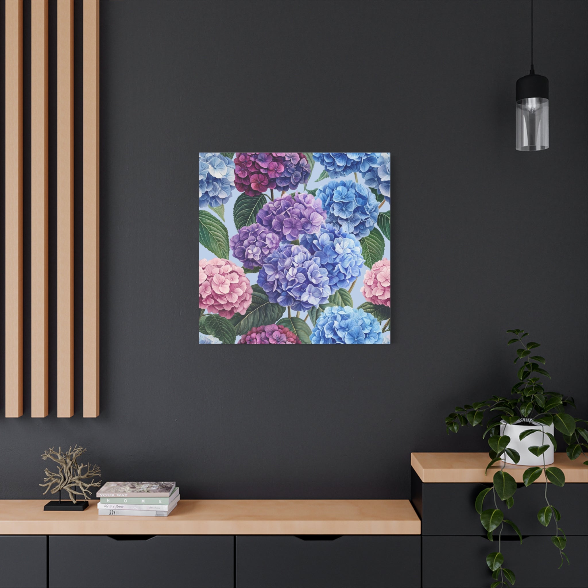 canvas-wall-art-hydrangea-print-floral-home-decor-stretched-matte-canvas-1-25-inch-botanical-artwork-garden-flowers-painting