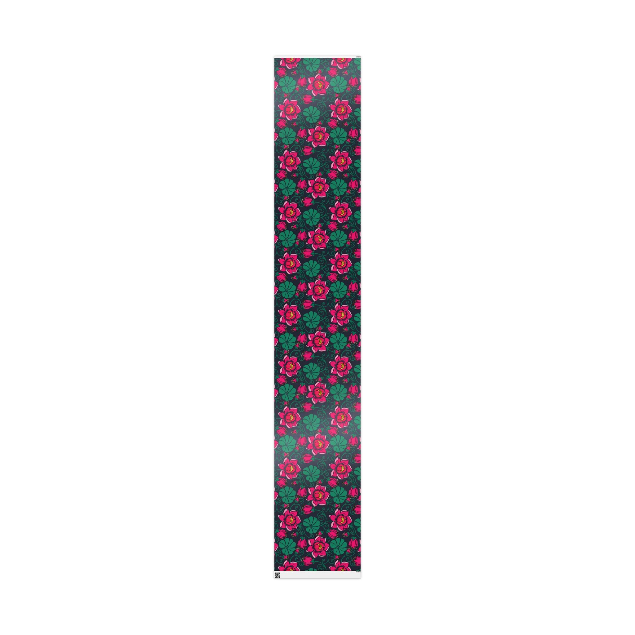 vintage-retro-pink-tulip-gift-wrap-30x72-inch-floral-design-birthday-wrapping-decorative-craft-paper-holiday-gift-wrap-elegan