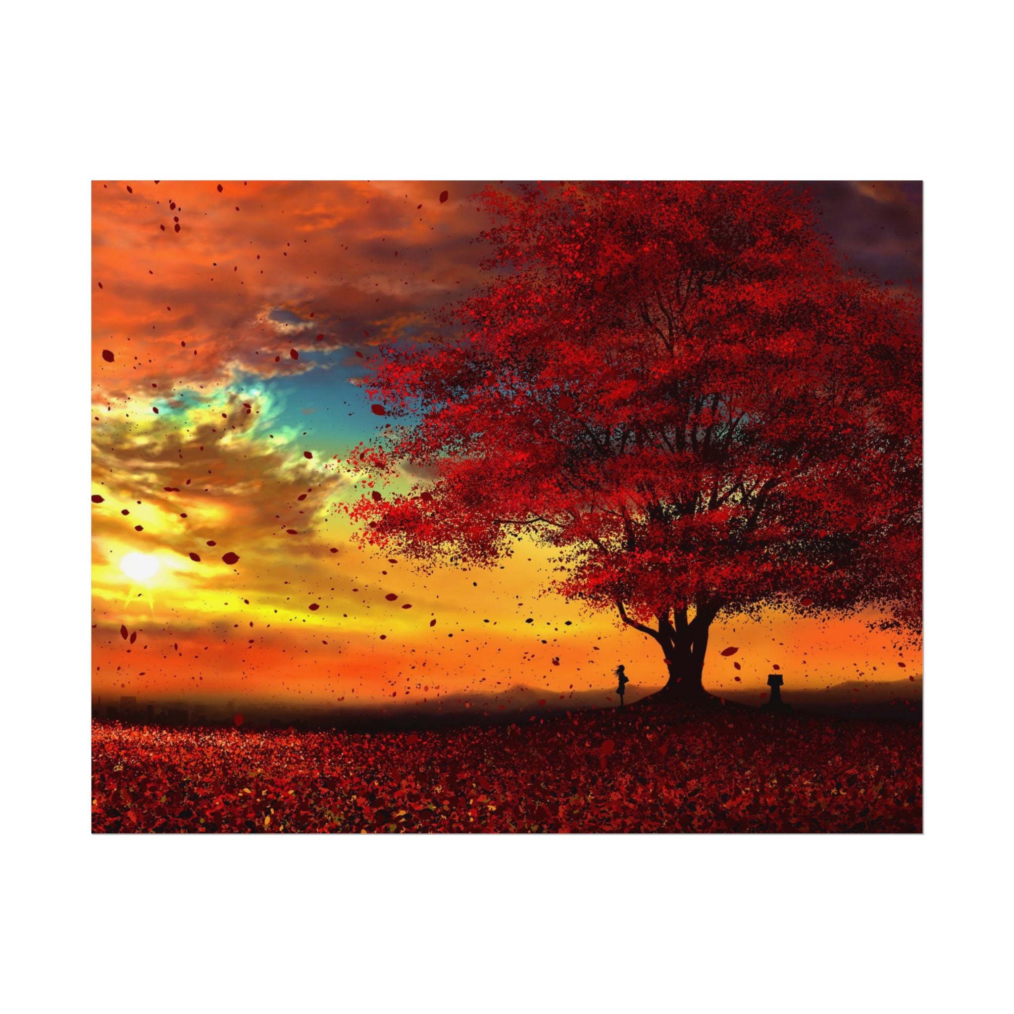 sunset-scenery-autumn-poster-print-wall-art-decor-home-decoration-nature-artwork-gift-idea-wall-hanging