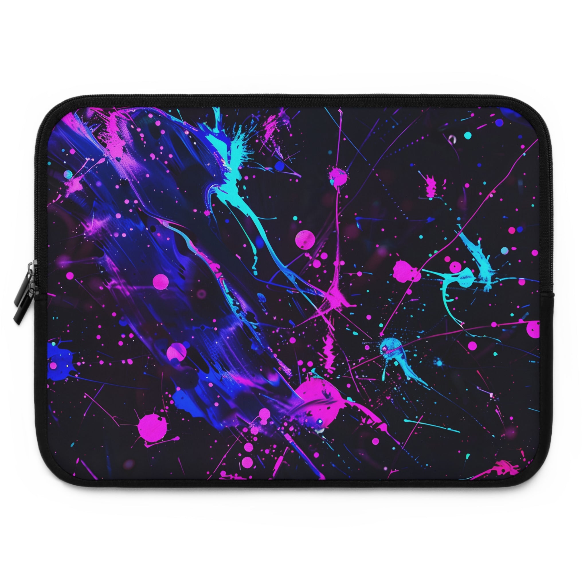 neon-abstract-paint-splatter-laptop-sleeve-navy-macbook-air-sleeve-unique-tech-accessories-colorful-laptop-case-computer-cove