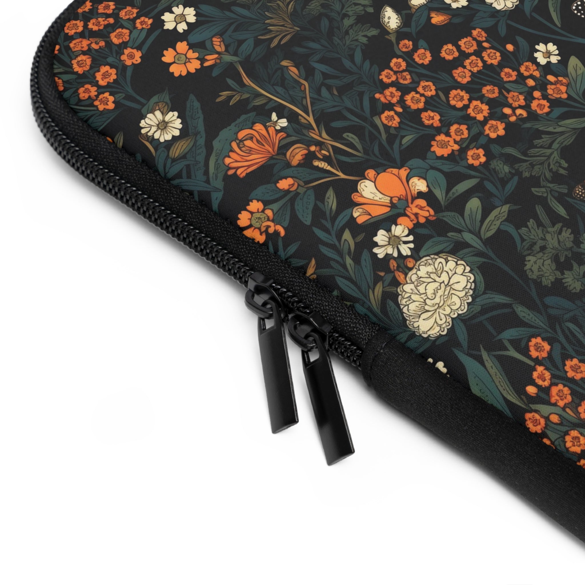 laptop-sleeve-cottagecore-dark-flowers-butterfly-sleeve-macbook-air-sleeve-floral-computer-bag-tech-case-tablet-cover-laptop