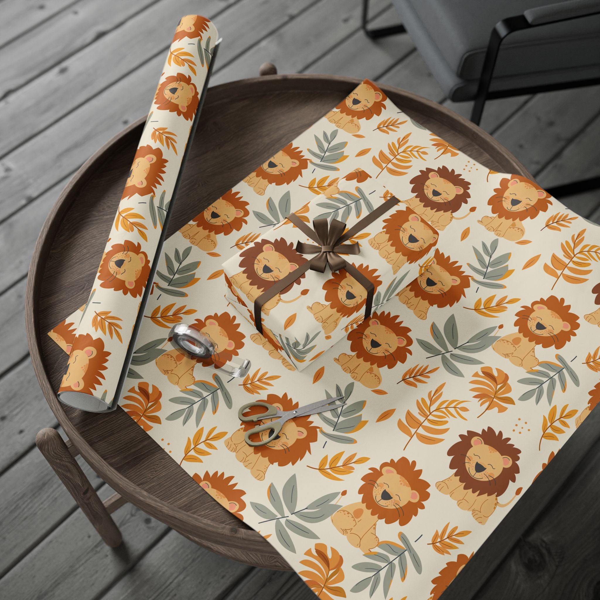 cut-lion-jungle-party-gift-wrap-paper-for-birthdays-and-holidays-30x72-inch-fun-wrapping-sheets-baby-gift-wrap-celebratory-1