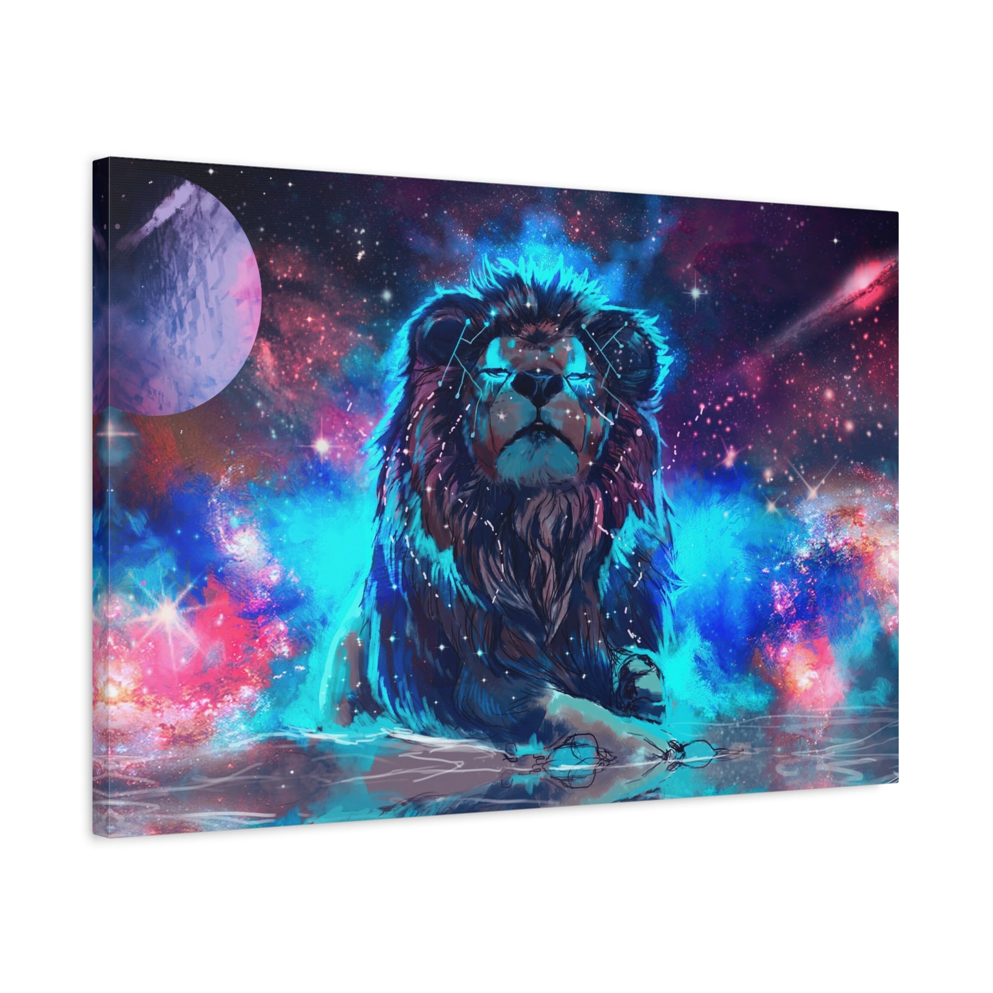 canvas-print-lion-wall-art-fantasy-leon-living-room-decor-matte-stretched-lion-poster-jungle-animal-art-print-wildlife-safari