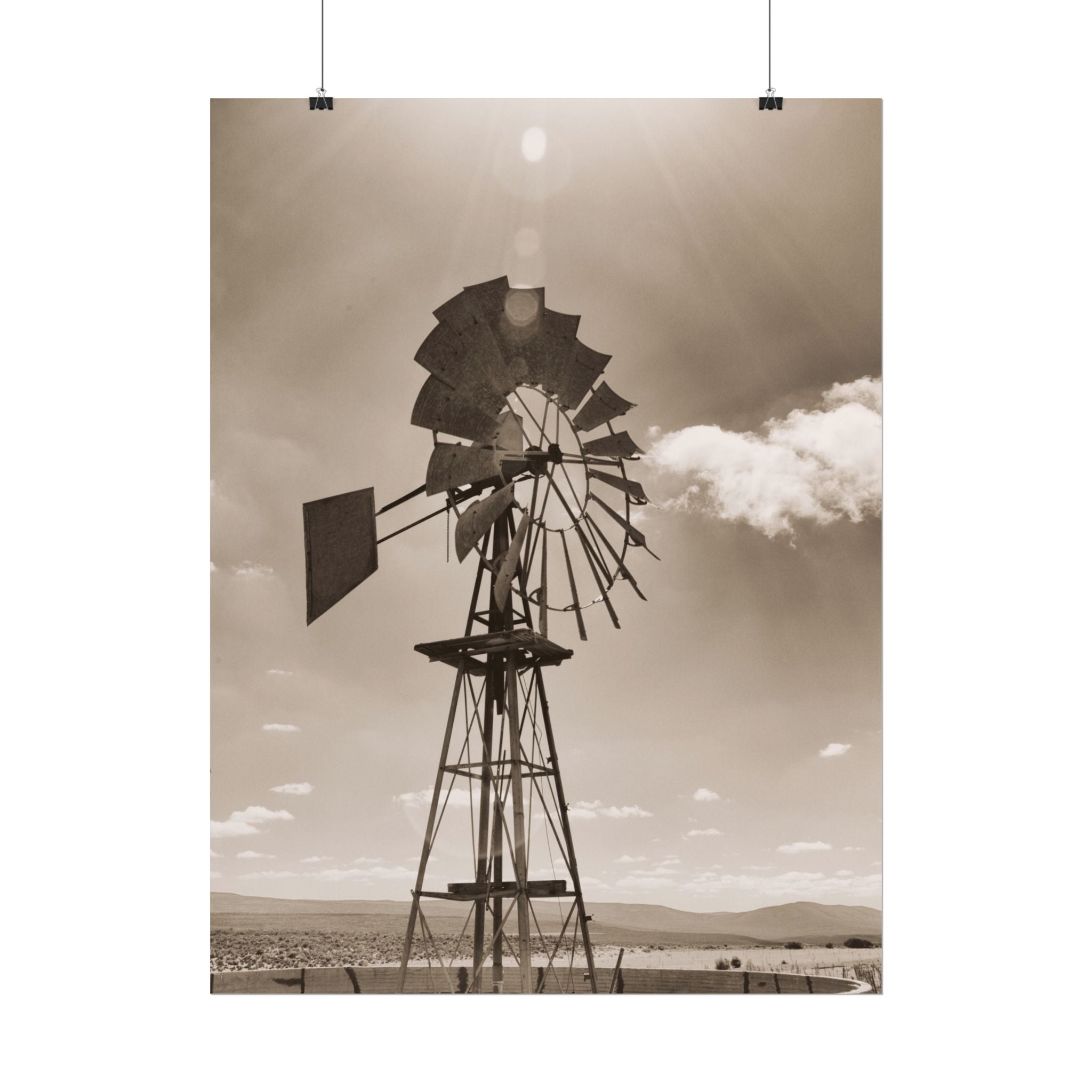 rustic-windmill-photography-poster-print-farm-house-wall-decor-gift-for-farmers-country-home-decor-windmill-wall-art