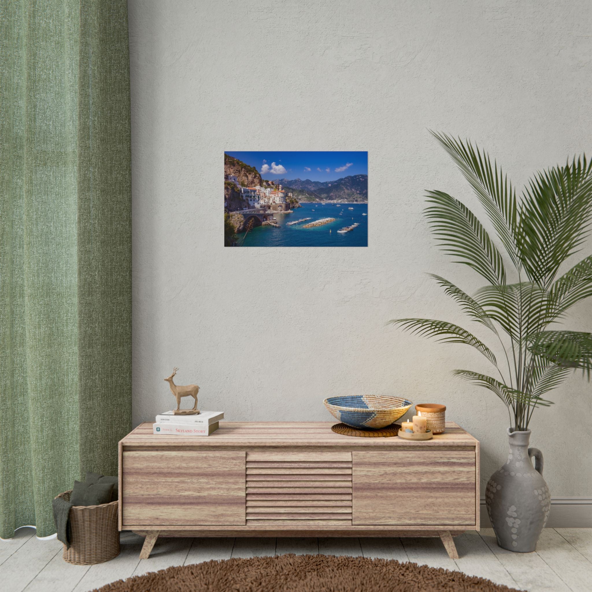 italy-amalfi-coast-poster-print-coastal-wall-decor-coastal-wall-art-coastal-wall-hanging-beach-wall-art
