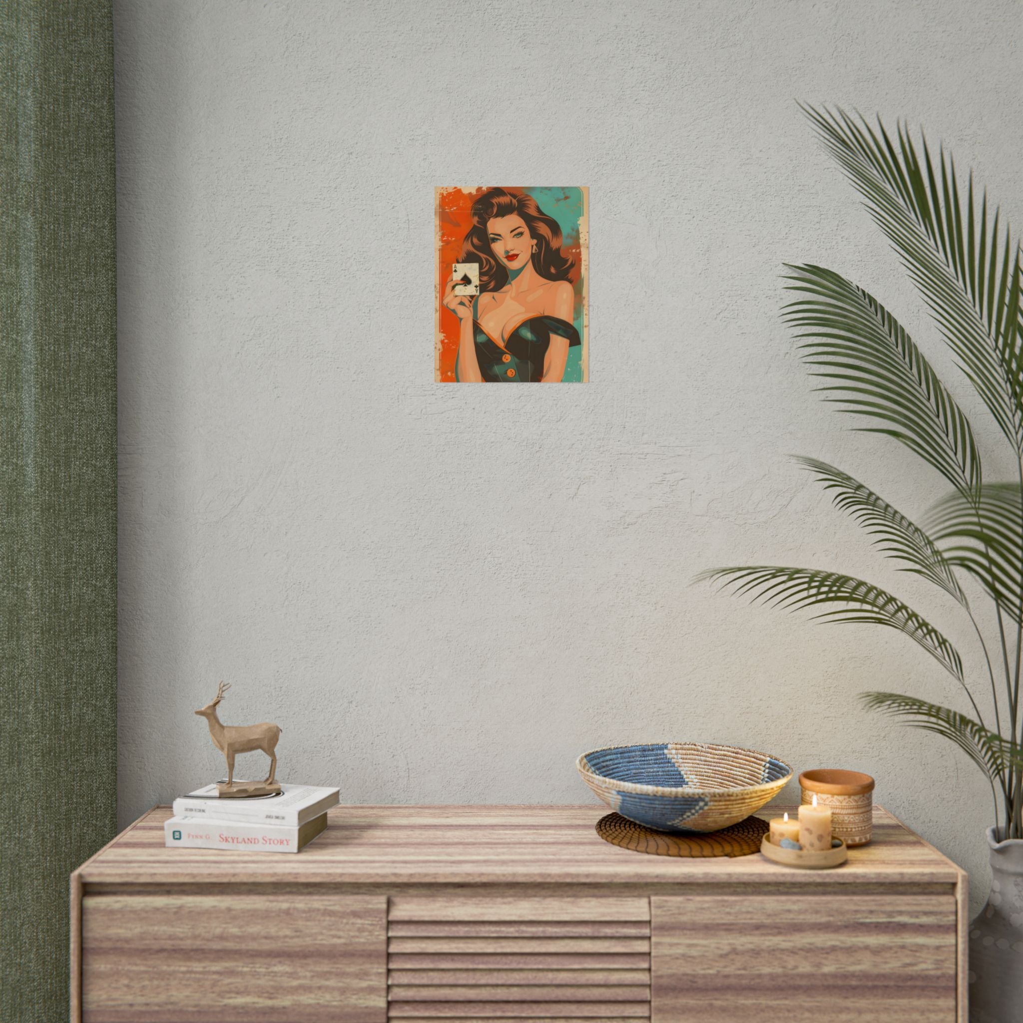 vintage-pin-up-girl-poster-print-ace-of-spades-playing-card-poster-wall-art-retro-pinup-poster-pin-up-illustration-wall-decor
