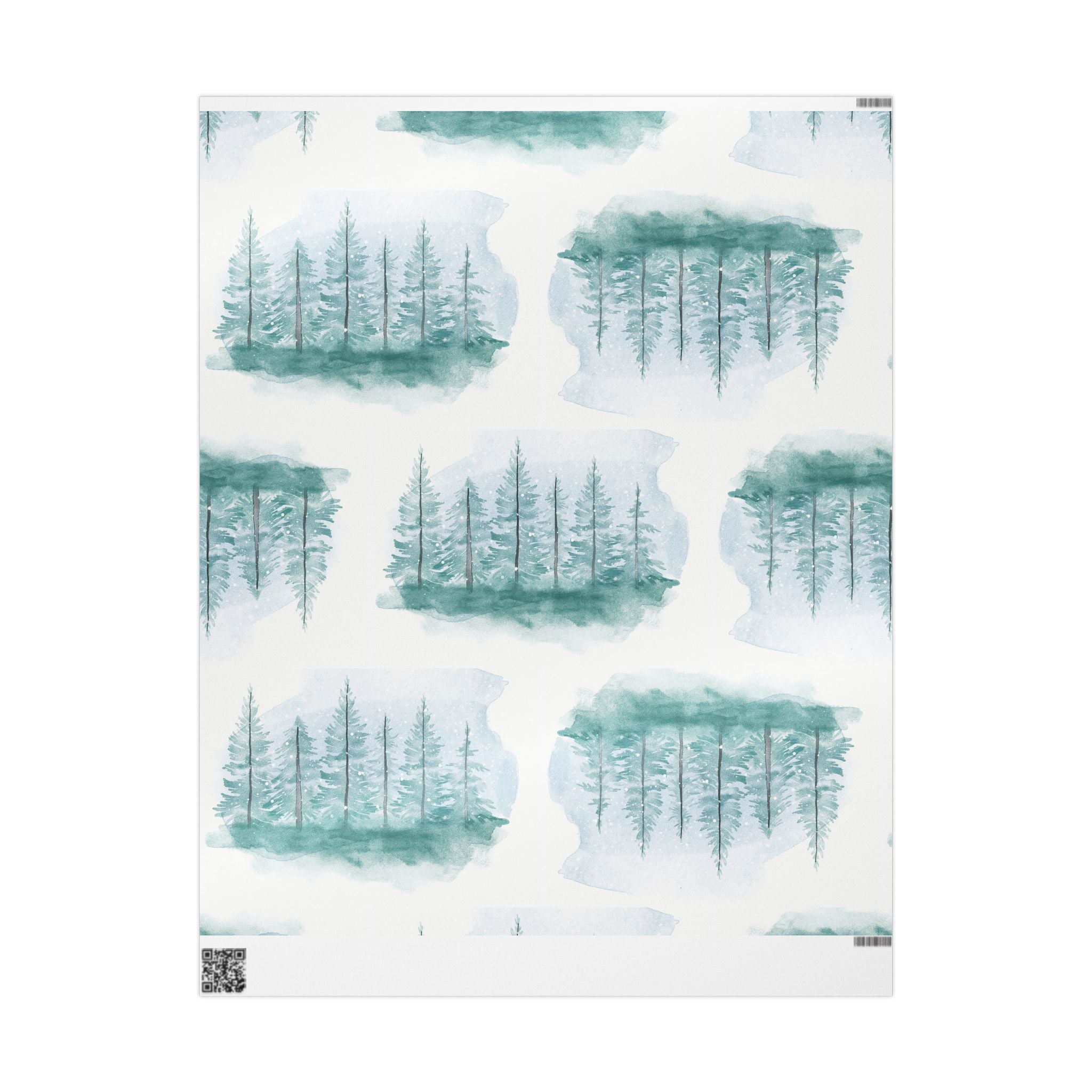 forest-pine-wrapping-paper-winter-holiday-gift-wrap-green-christmas-paper-festive-xmas-present-packaging-nature-theme-eco-fri