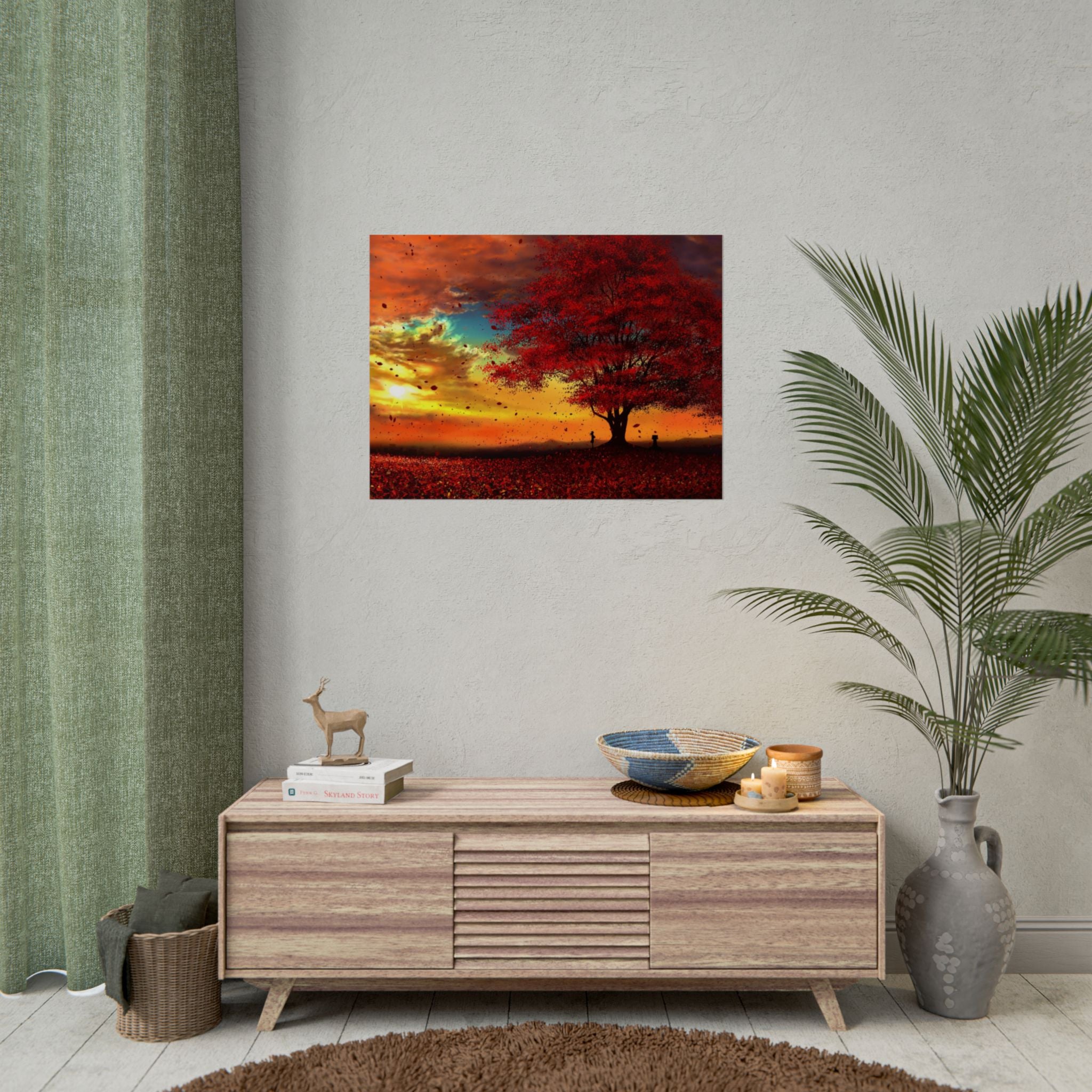 sunset-scenery-autumn-poster-print-wall-art-decor-home-decoration-nature-artwork-gift-idea-wall-hanging