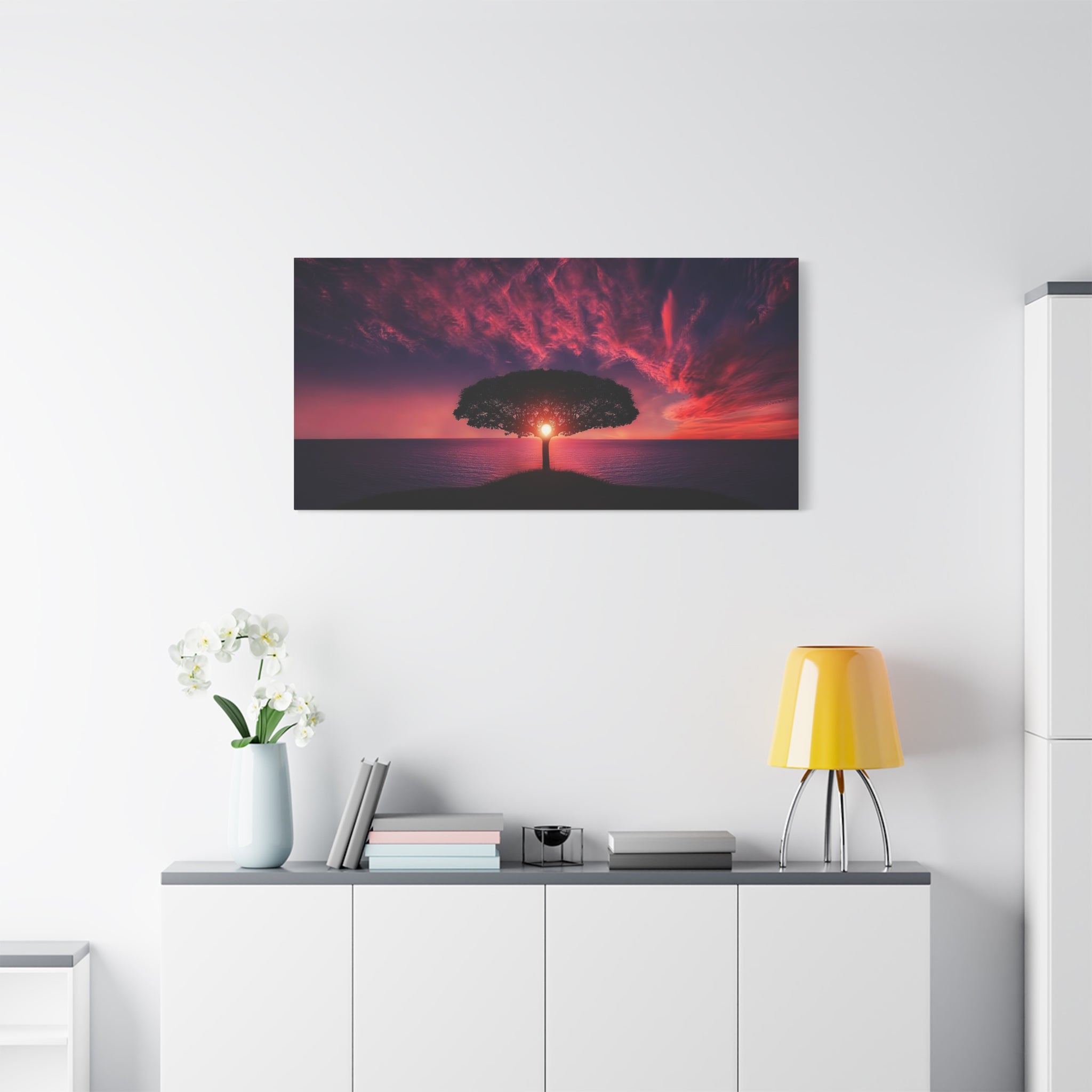 canvas-print-panoramic-sunset-tree-wall-art-scenery-decor-matte-canvas-large-canvas-canvas-art-print-landscape-nature-wall-de