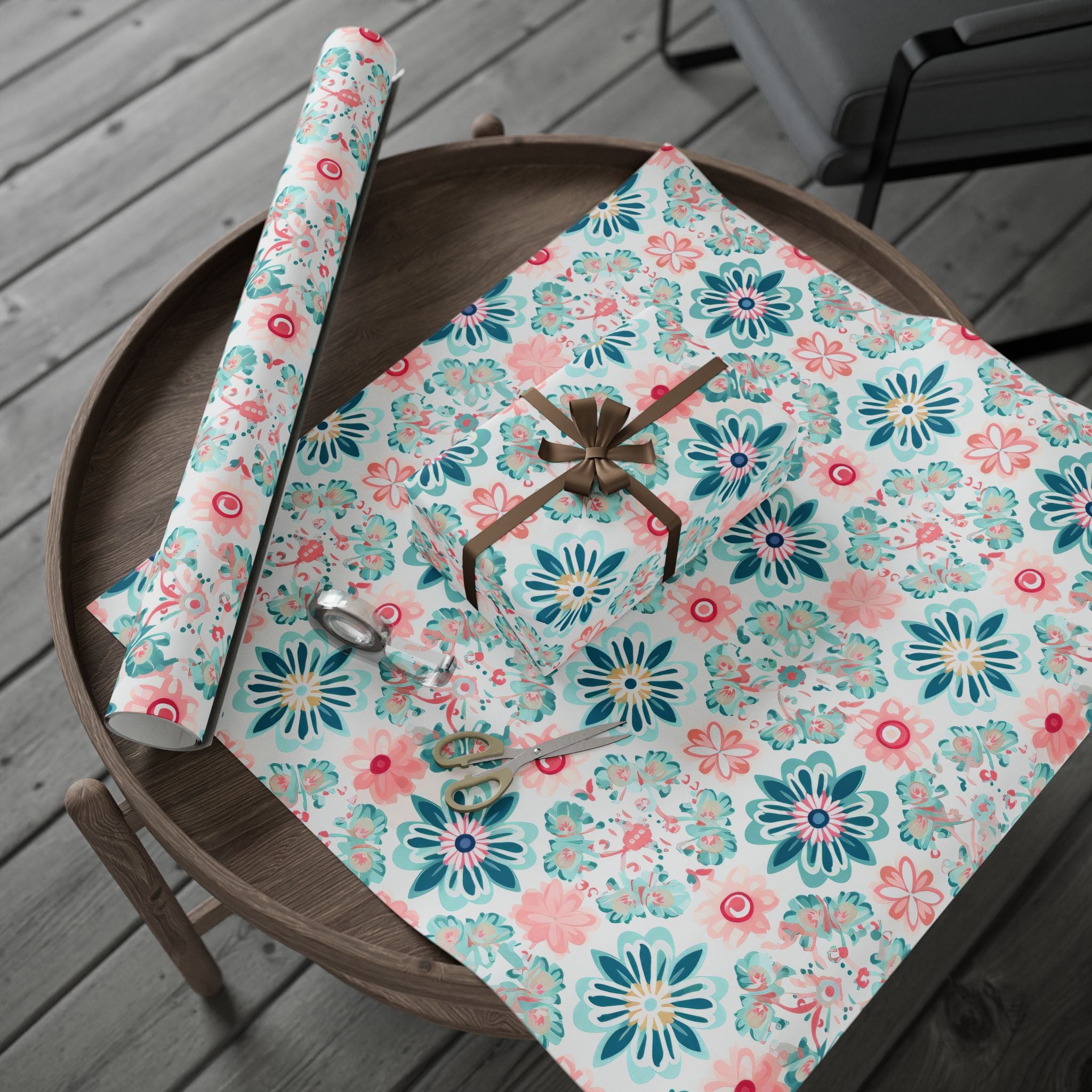 boho-wrapping-papers-pastel-gift-wrap-roll-for-birthday-unique-bohemian-design-holiday-present-wrap-scandinavian-style-packag