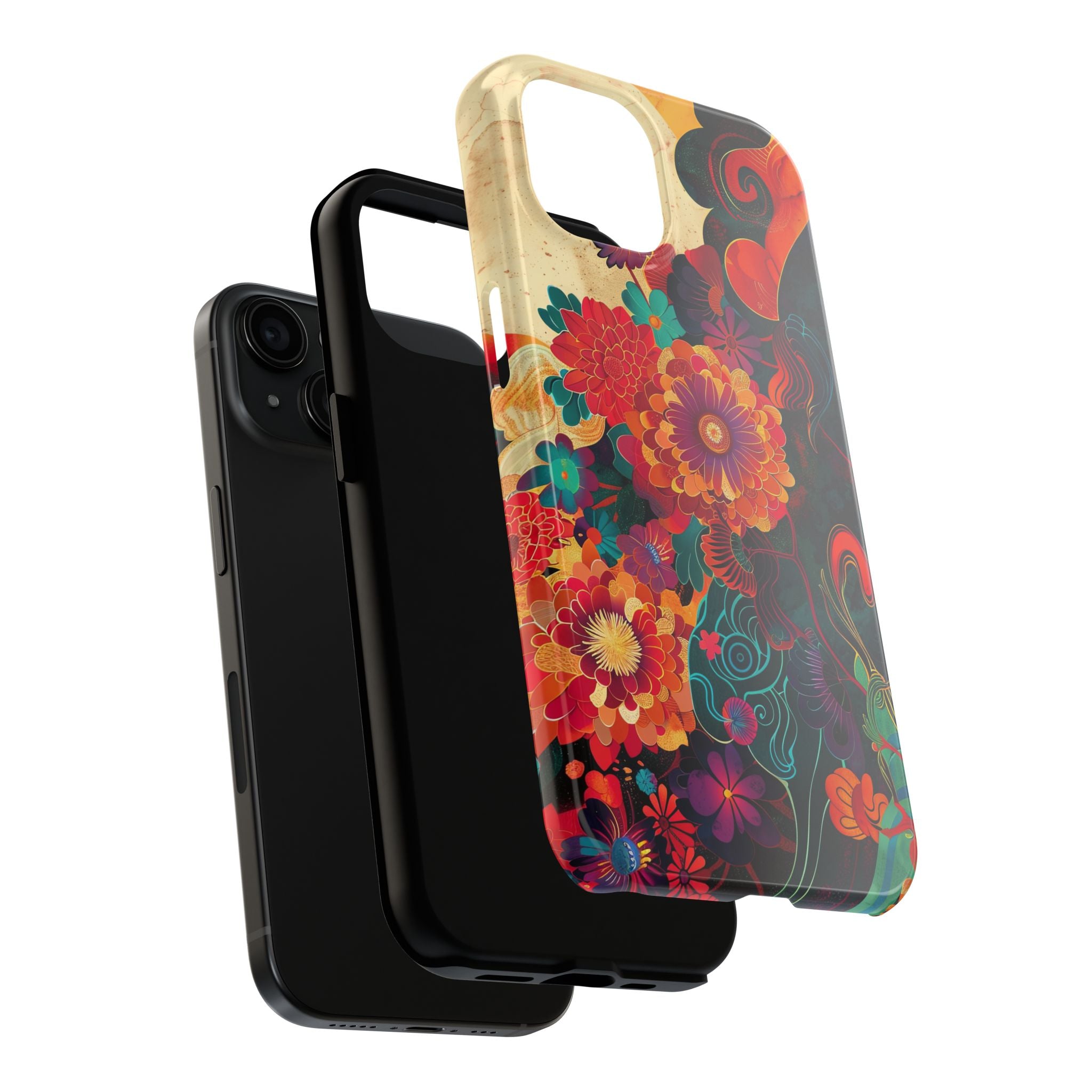 iphone-tough-case-retro-japanese-flowers-floral-phone-cover-vintage-japanese-style-protective-phone-case-asian-floral-design-