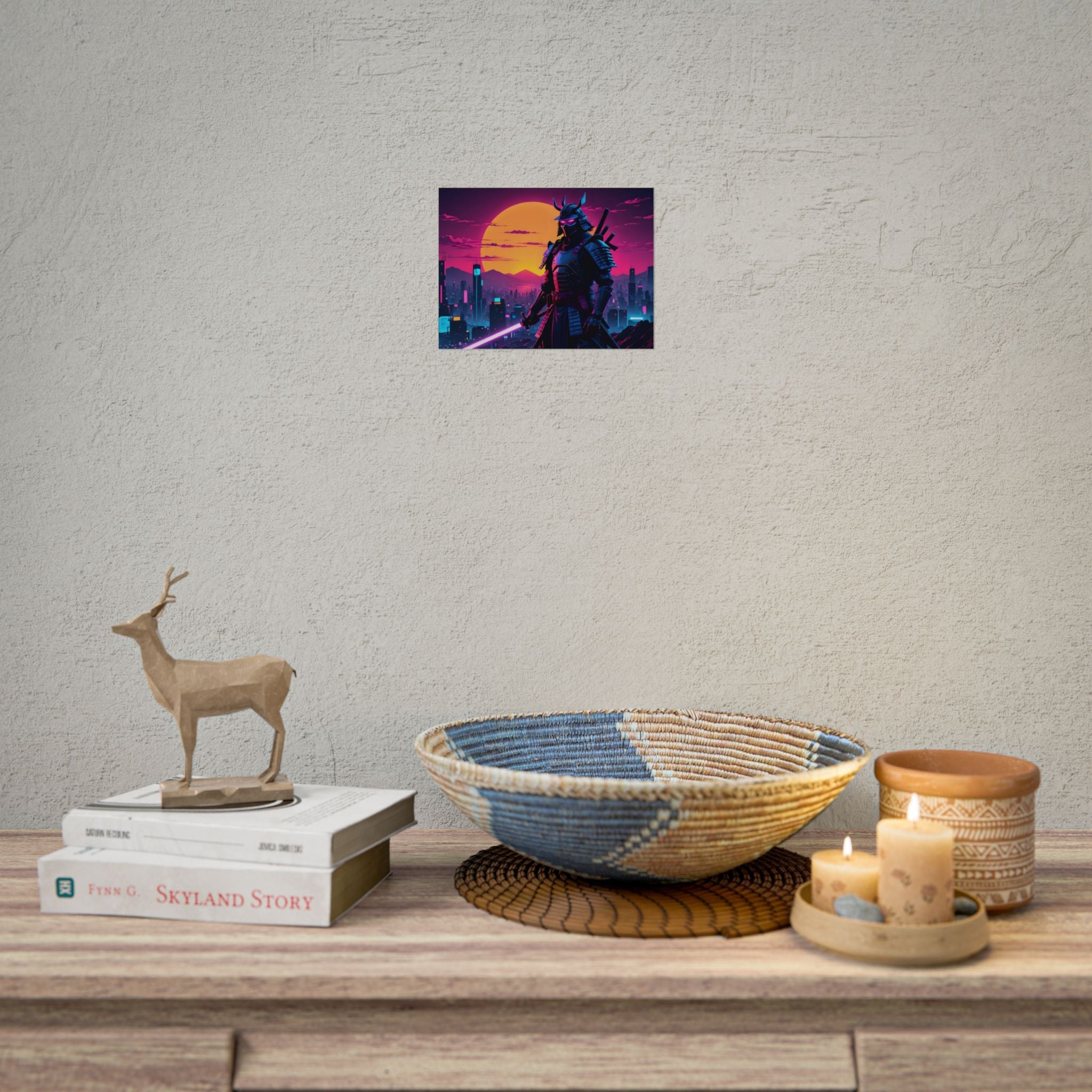 samurai-retrowave-poster-print-synthawave-wall-art-poster-gift-for-anime-fans-home-decor-japanese-art-retro-aesthetic-lightsa