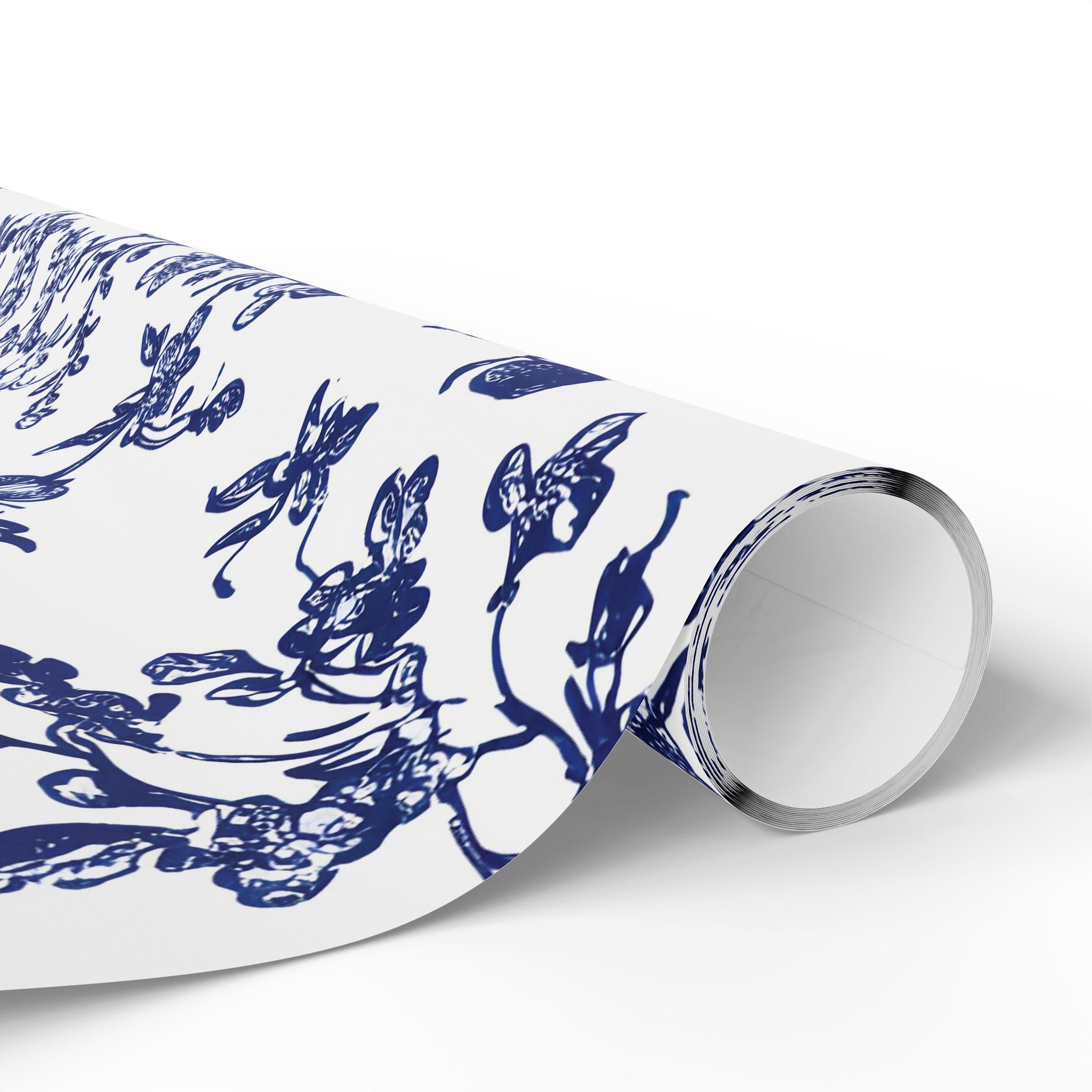 wrapping-papers-blue-french-toile-floral-elegant-gift-wrap-holiday-gift-wrap-birthday-wrapping-paper-wedding-gift-wrap-christ