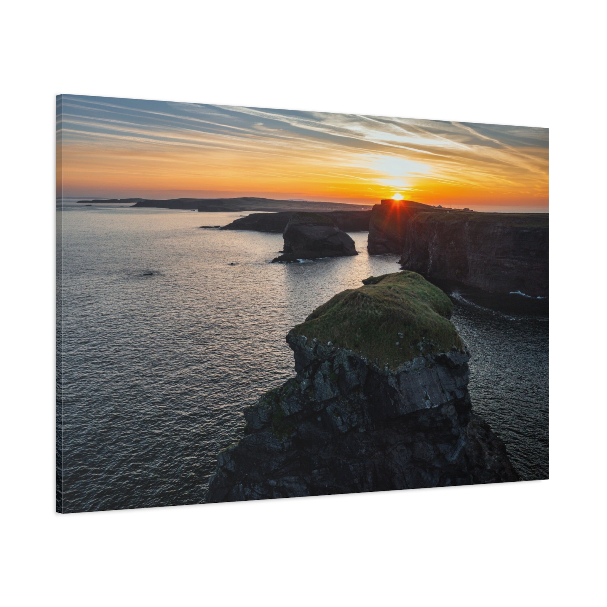 canvas-print-irish-landscape-wall-art-ocean-cliff-decor-stretched-matte-canvas-landscape-large-print-sunset-decor