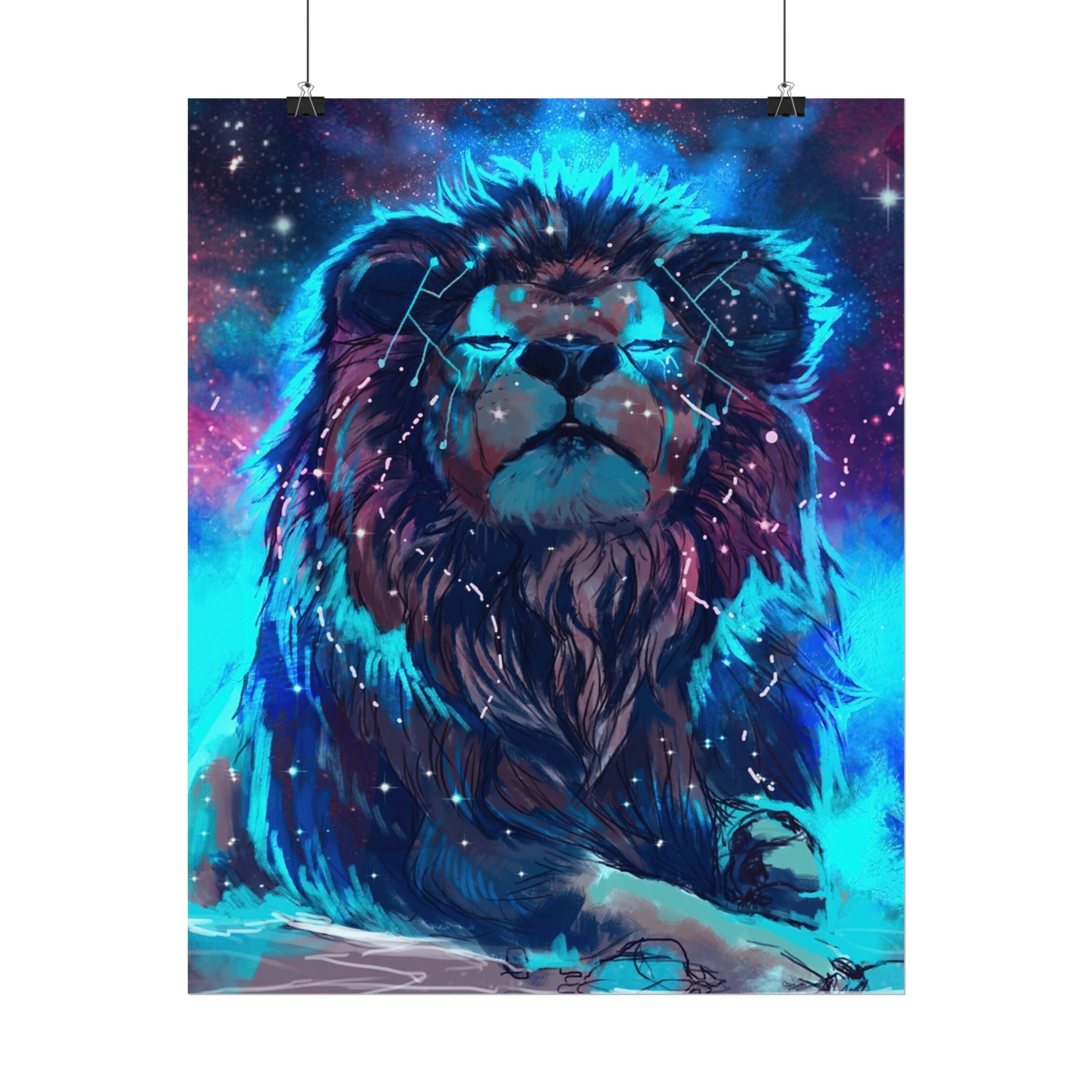 poster-print-lion-wall-art-fantasy-leon-living-room-decor-lion-wall-decor-lion-poster-jungle-animal-art-print-wildlife-safari