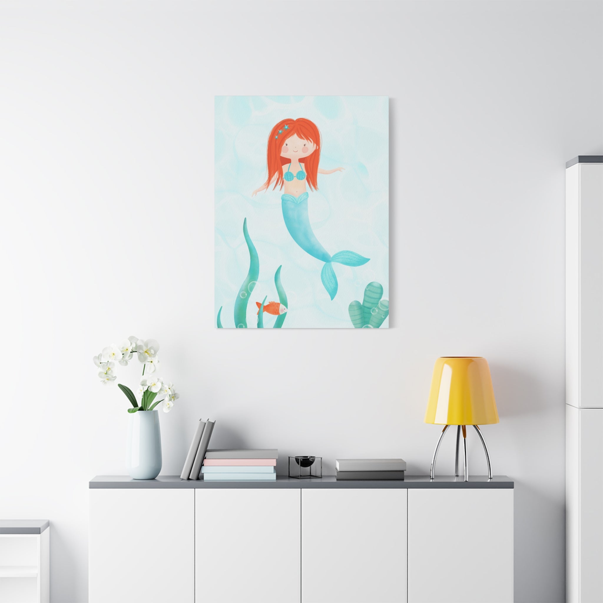 canvas-wall-art-cute-blue-mermaid-nursery-decor-blue-mermaid-print-nursery-art-cute-blue-mermaid-decoration-baby-nursery-merm