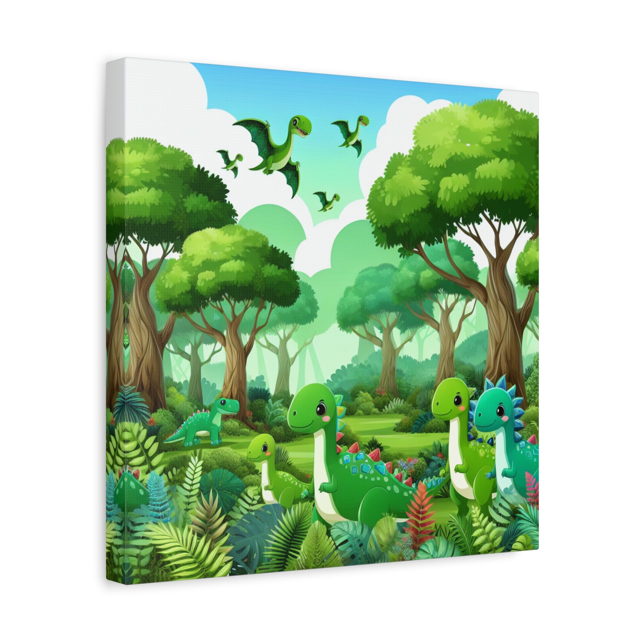 canvas-wall-art-cute-dinosaur-nursery-decor-baby-dinosaur-print-stretched-canvas-nursery-art-cute-dinosaur-decoration-baby-nu