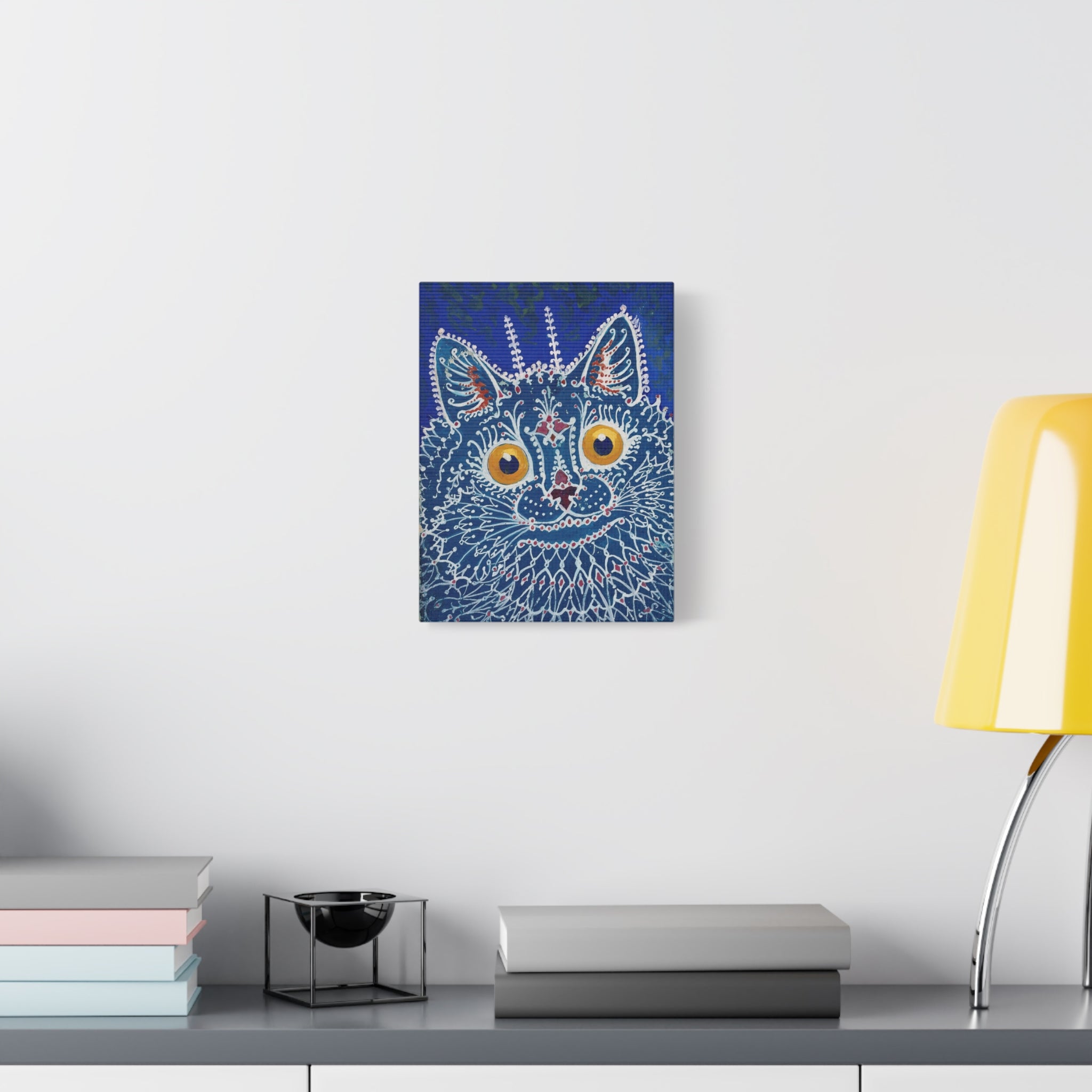 canvas-print-louis-wain-cat-gothic-style-gouache-art-large-wall-decor-matte-stretched-home-office-decoration-unique-cat-print