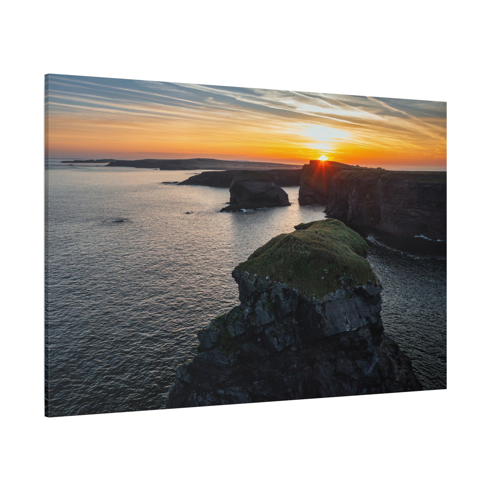 canvas-print-irish-landscape-wall-art-ocean-cliff-decor-stretched-matte-canvas-landscape-large-print-sunset-decor