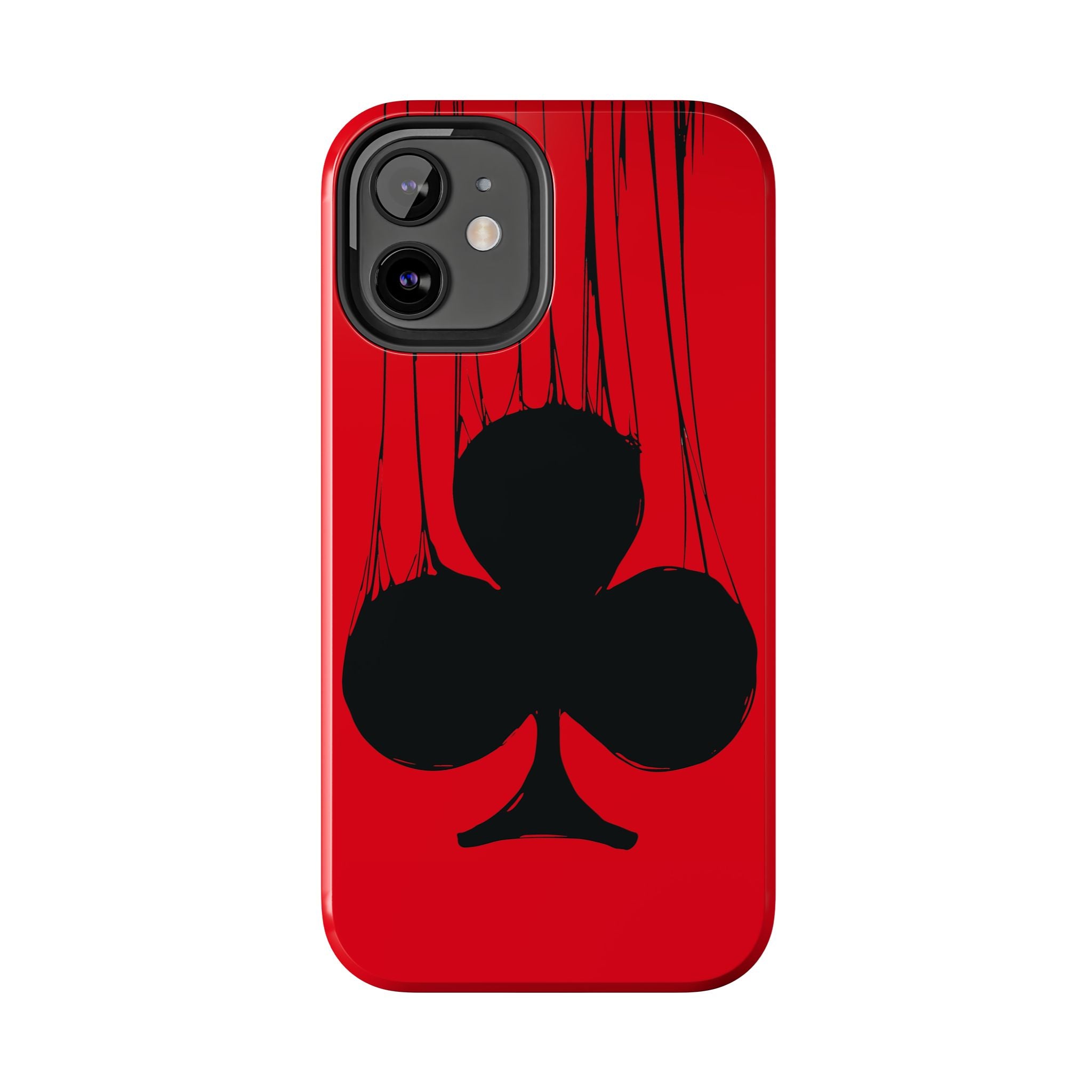 clubs-playing-cards-iphone-tough-case-protective-iphone-cover-card-game-lover-gift-gambling-theme-iphone-case-durable-card-su