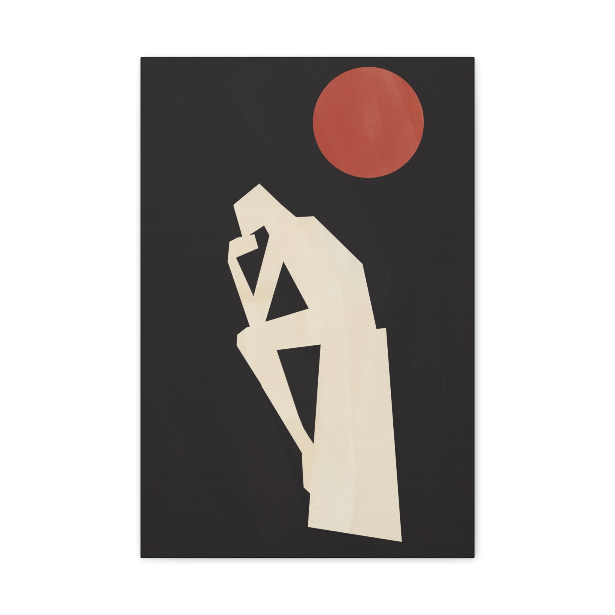 canvas-print-rodin-sculpture-the-thinker-illustration-art-lover-living-room-decor-wall-art-stretched-matte-canvas-gift-home-d