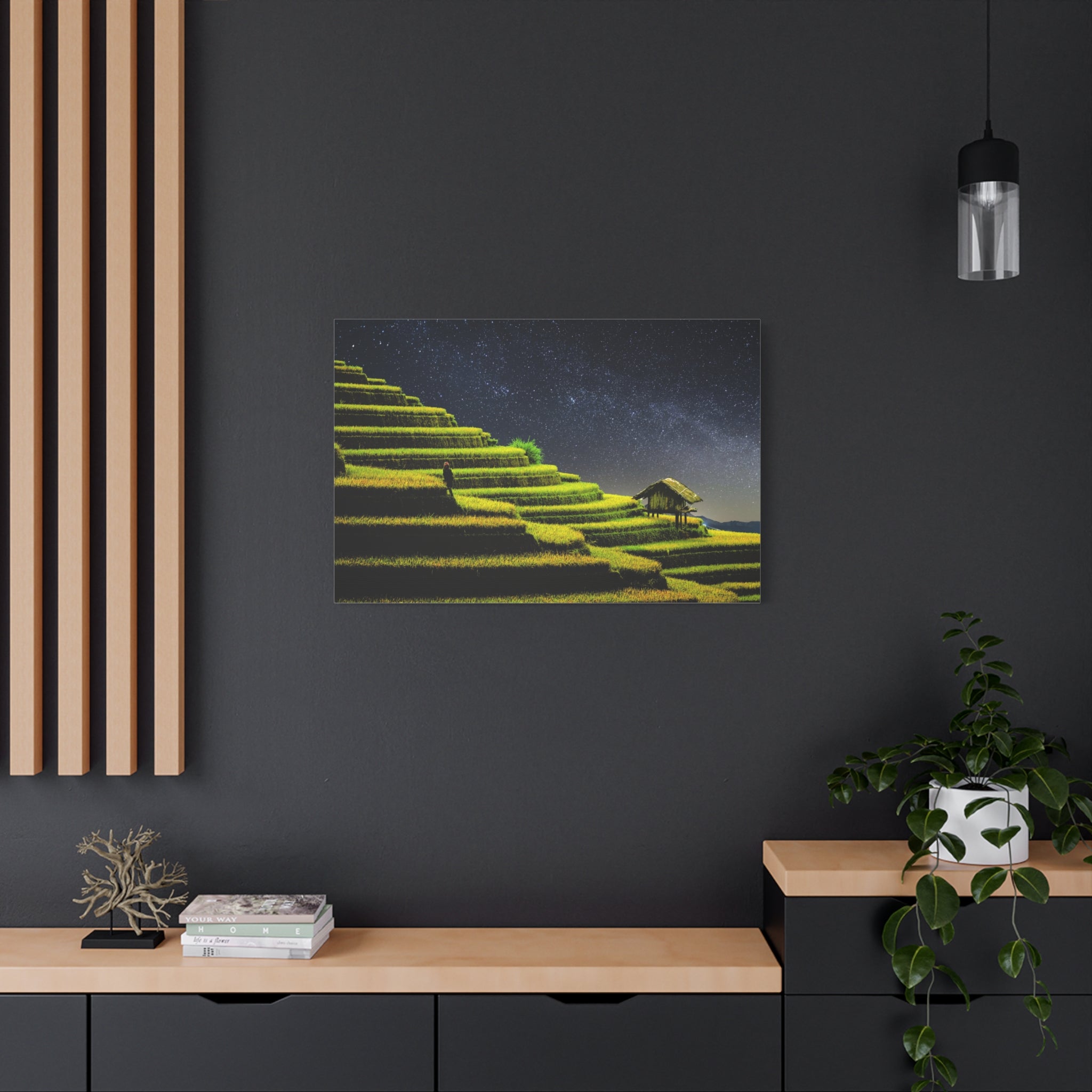 canvas-print-rice-terraces-farming-night-sky-scenery-matte-canvas-stretched-wall-art-home-decor-nature-lover-gift-landscape-a
